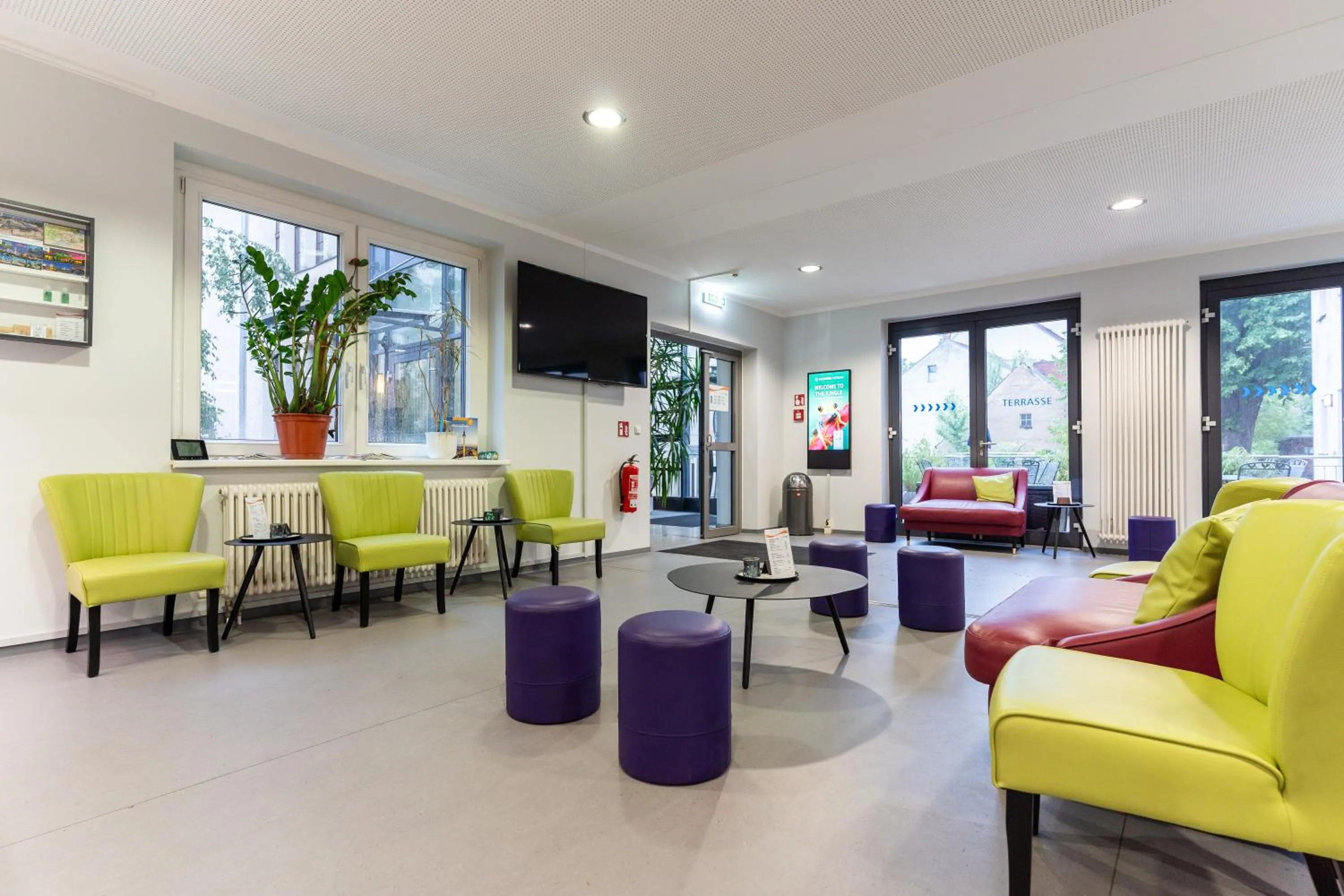 Lobby or reception in Jugendherberge Potsdam