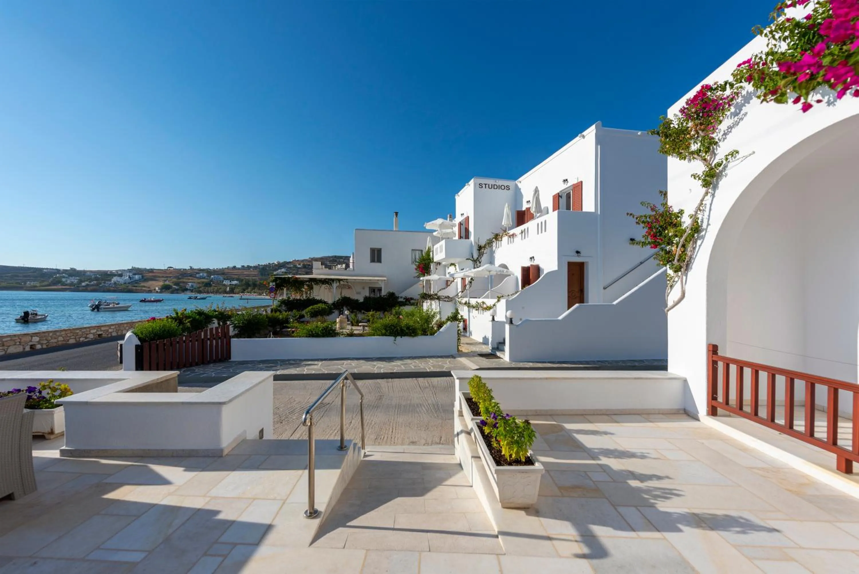 Balcony/Terrace in Irene Hotel - Beachfront