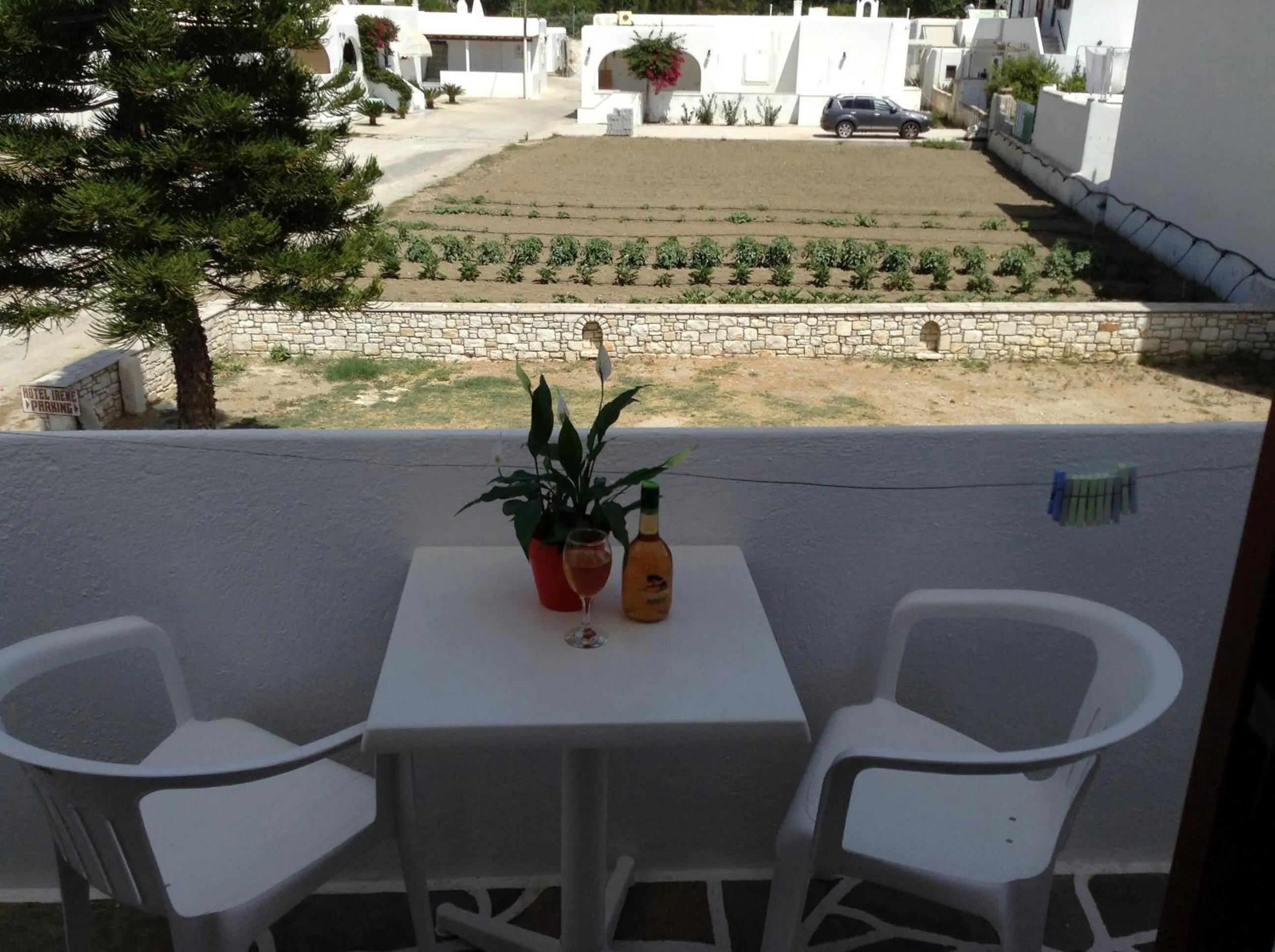 Balcony/Terrace in Irene Hotel - Beachfront