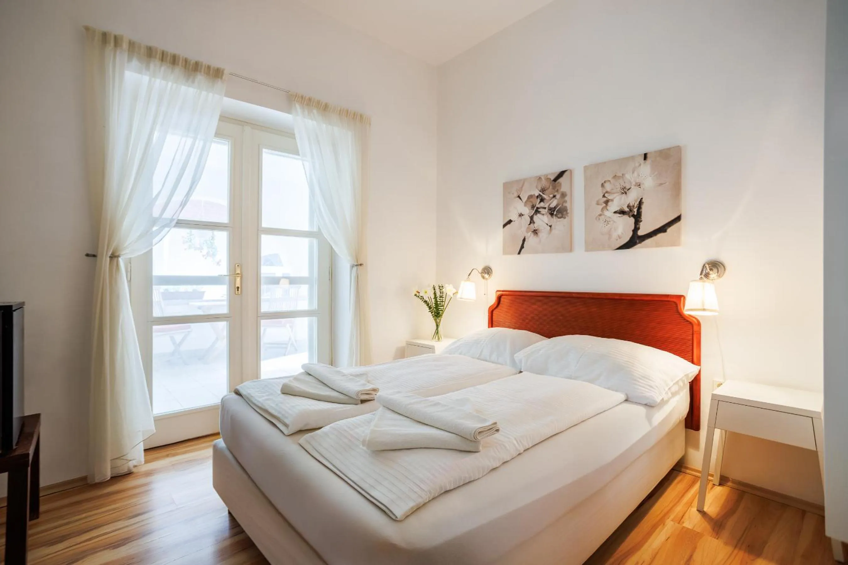 Bedroom, Bed in Partvilla Balatonboglar