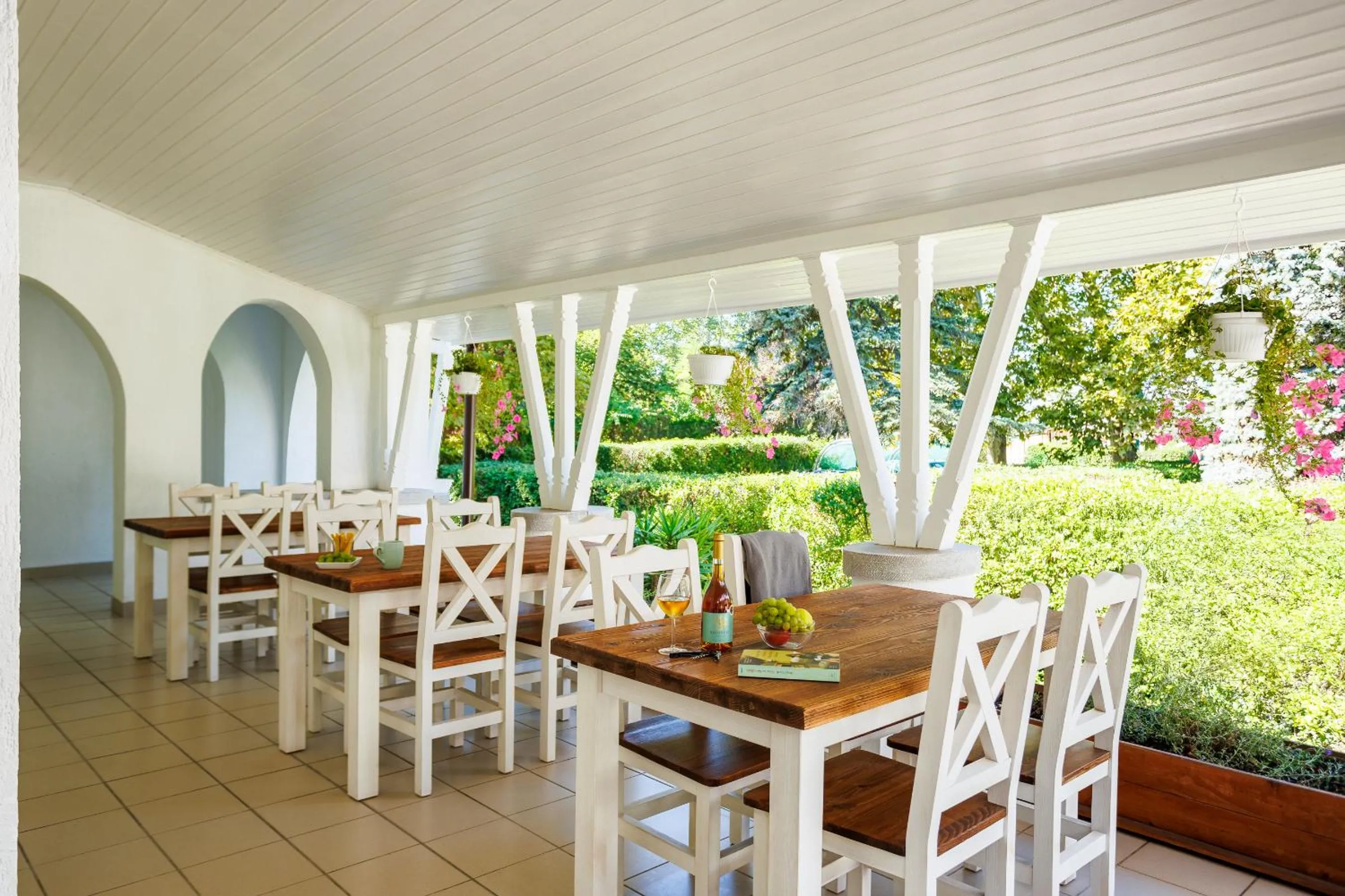 Balcony/Terrace in Partvilla Balatonboglar