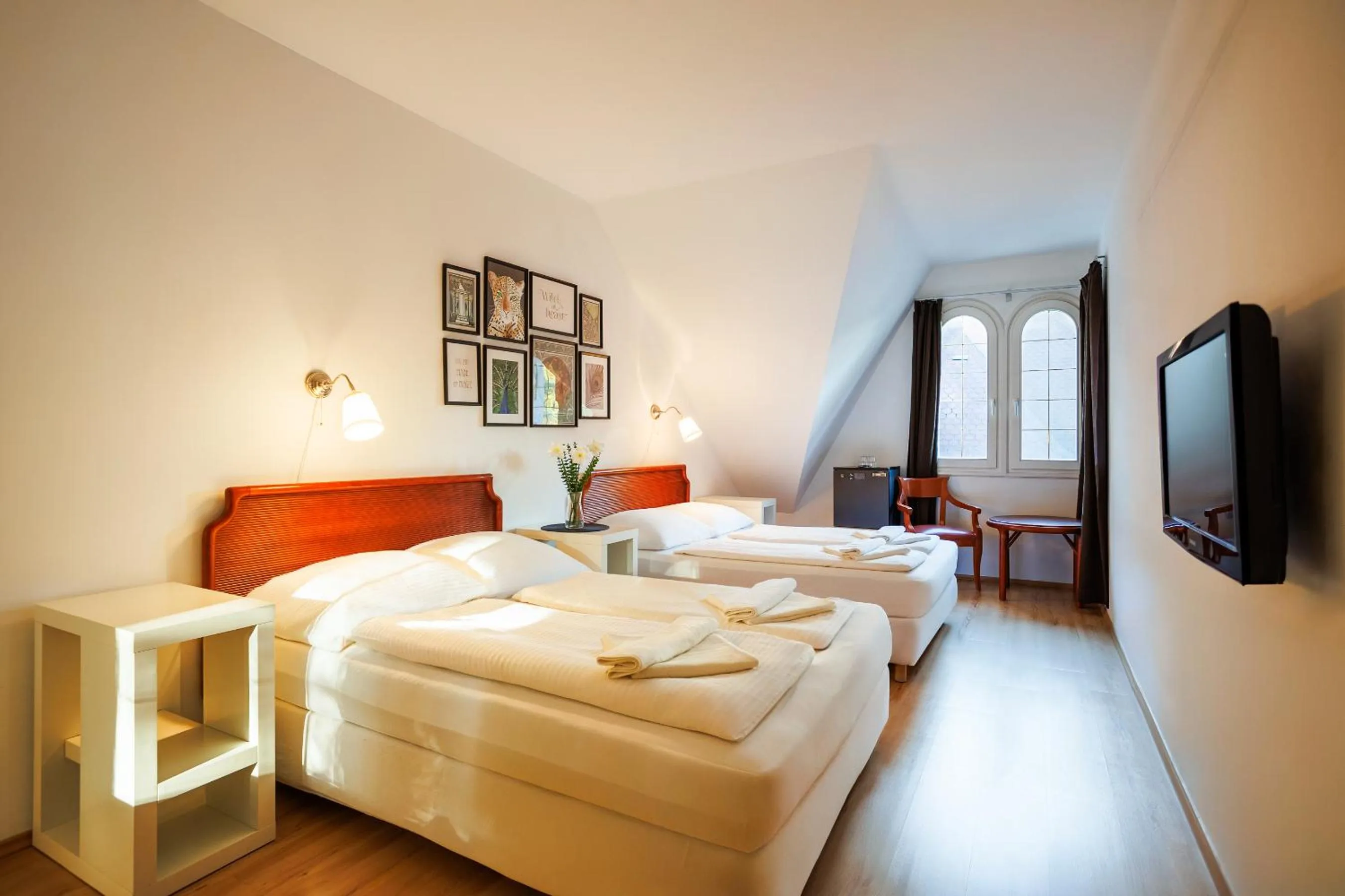 Bedroom, Bed in Partvilla Balatonboglar