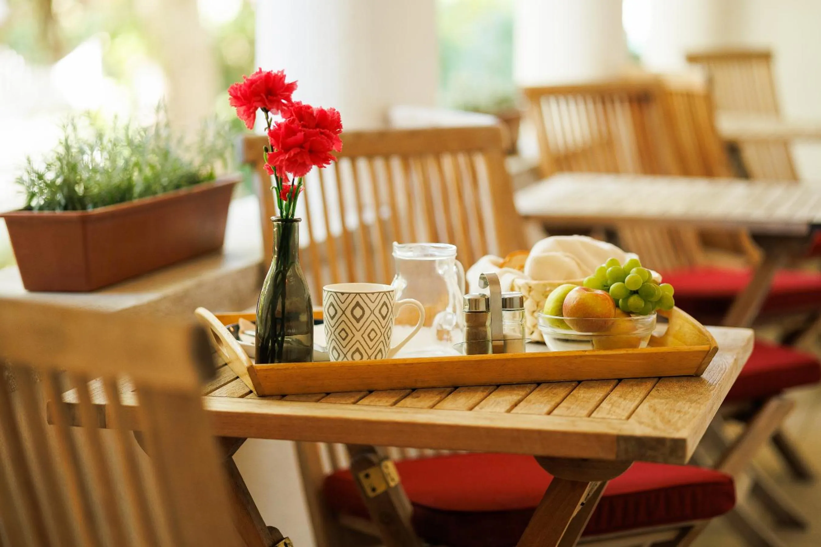 Balcony/Terrace in Partvilla Balatonboglar