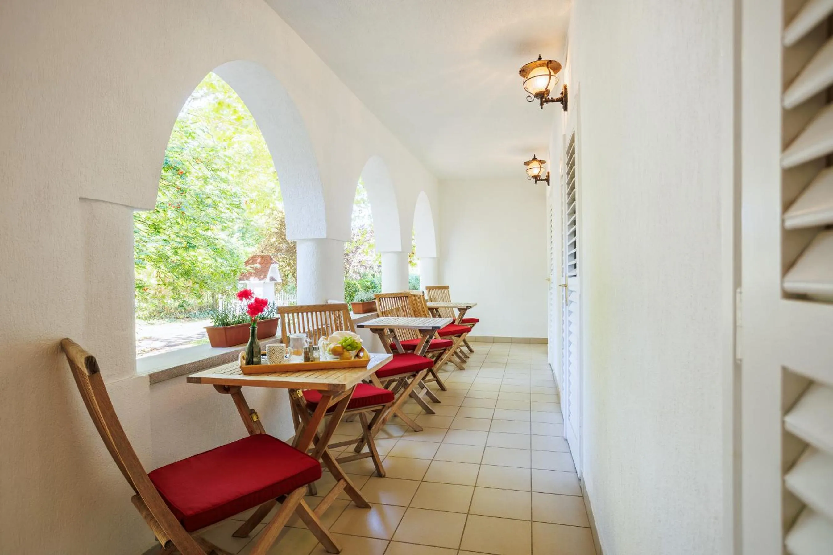 Balcony/Terrace in Partvilla Balatonboglar