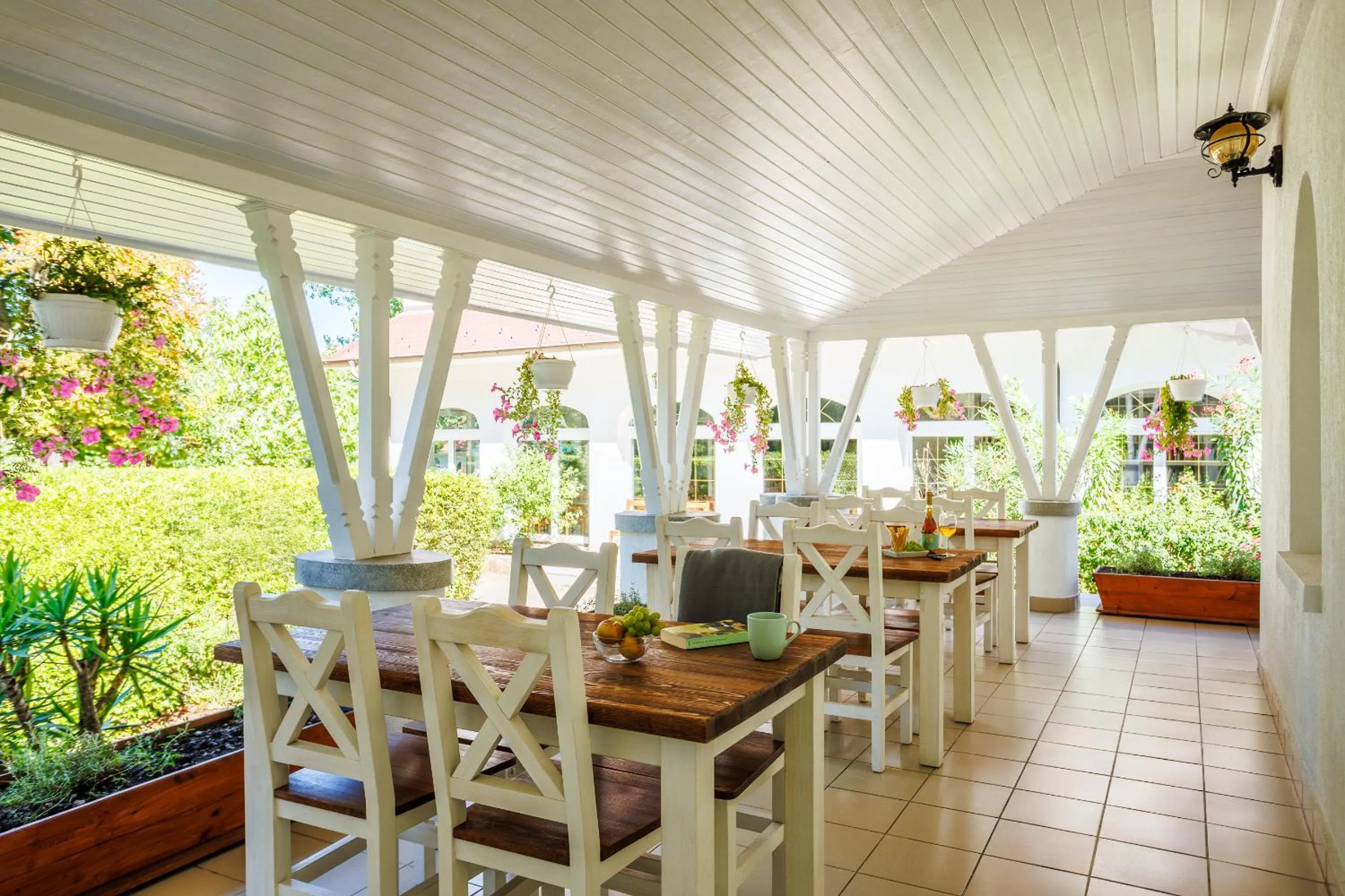 Balcony/Terrace in Partvilla Balatonboglar