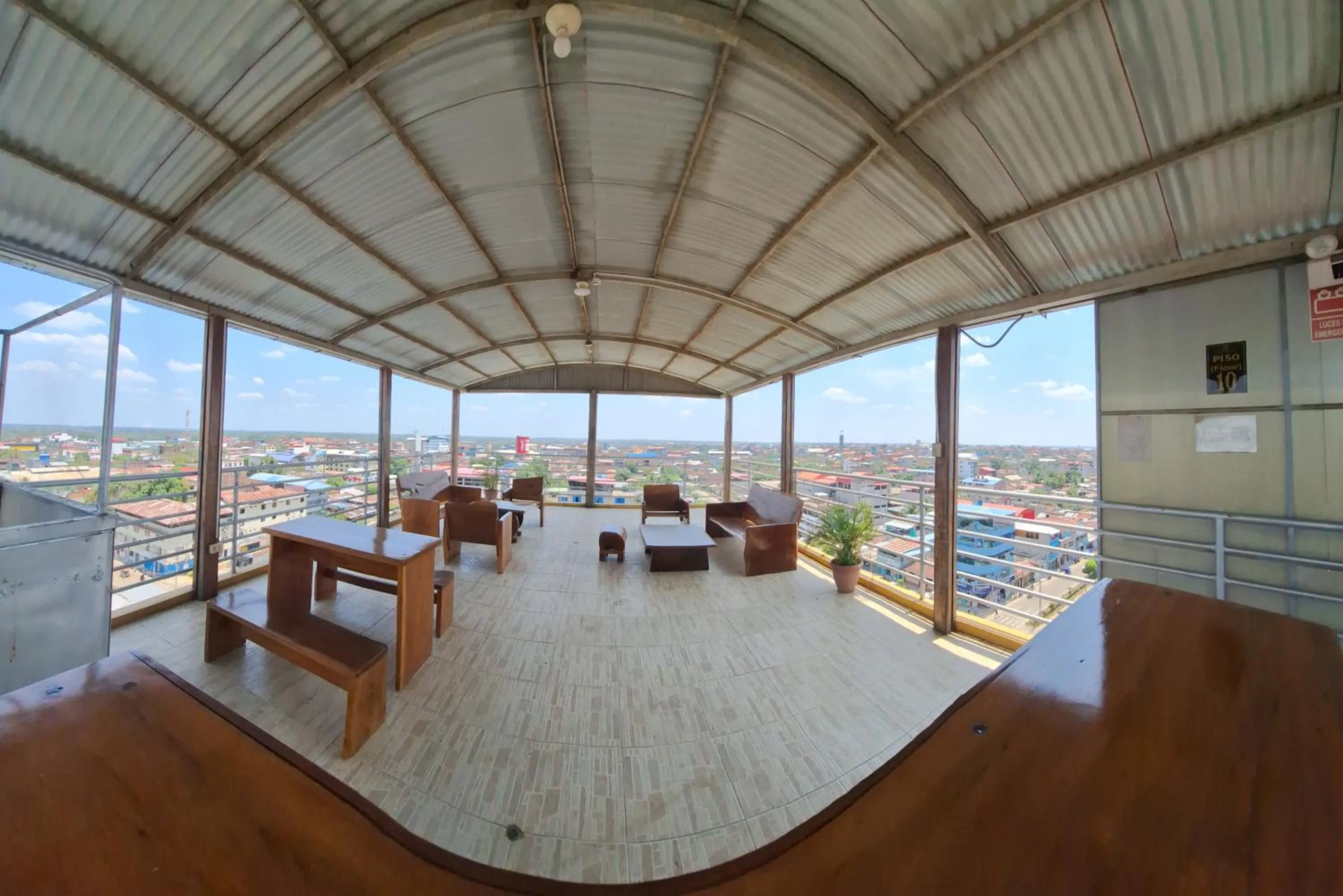 Bird's eye view in Hotel Centenario