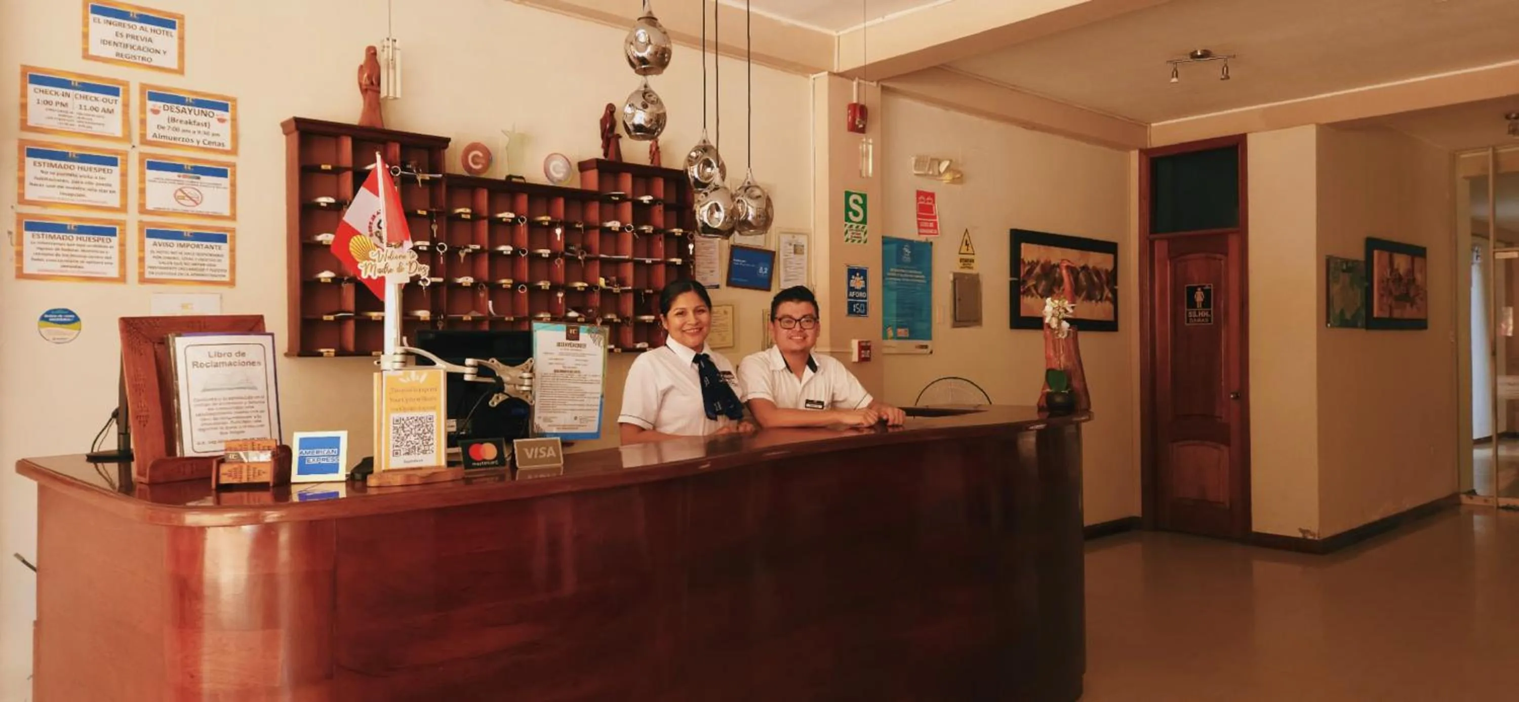 Lobby or reception in Hotel Centenario