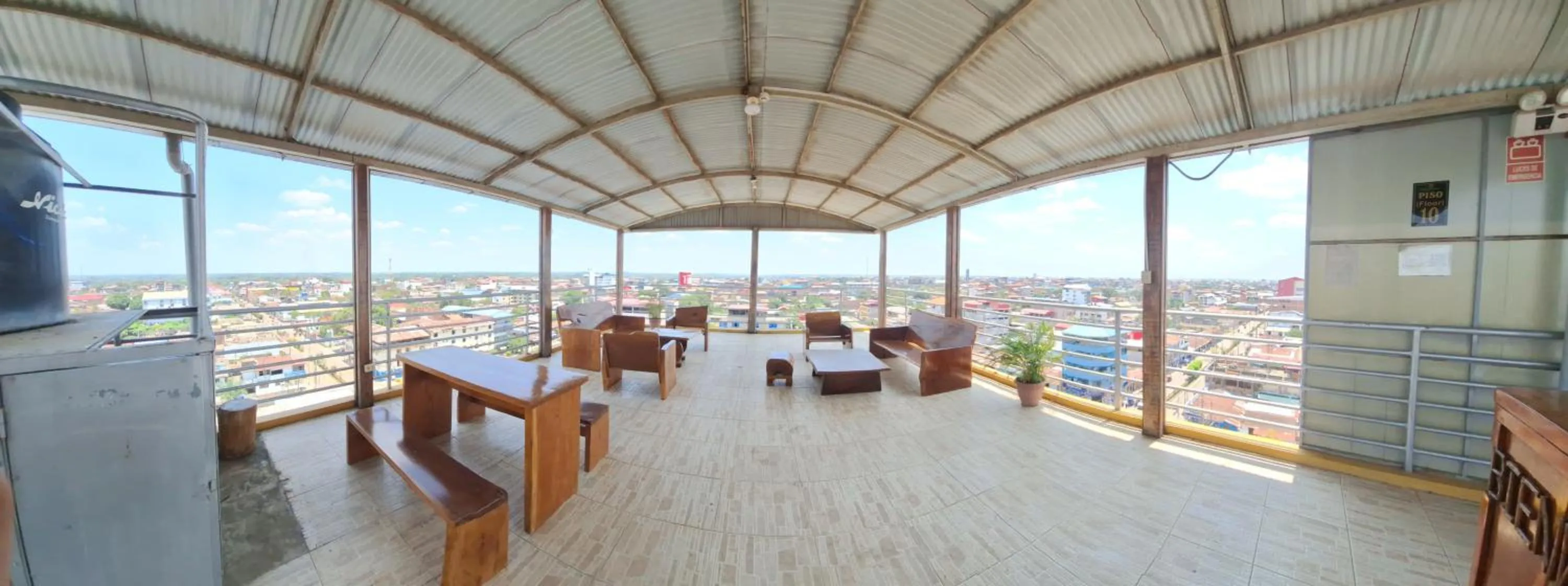 Bird's eye view in Hotel Centenario