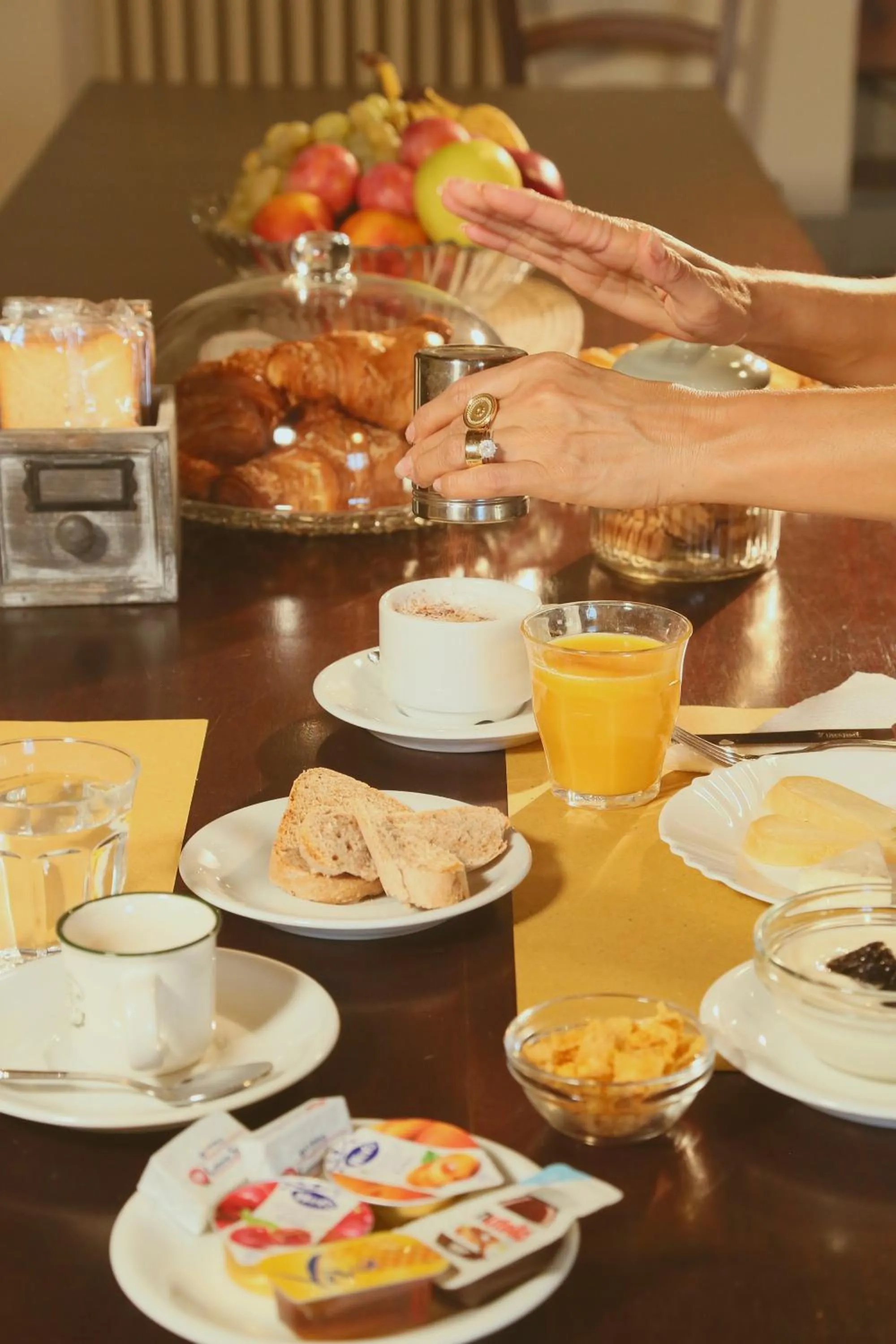 Continental breakfast in Molenda B&B