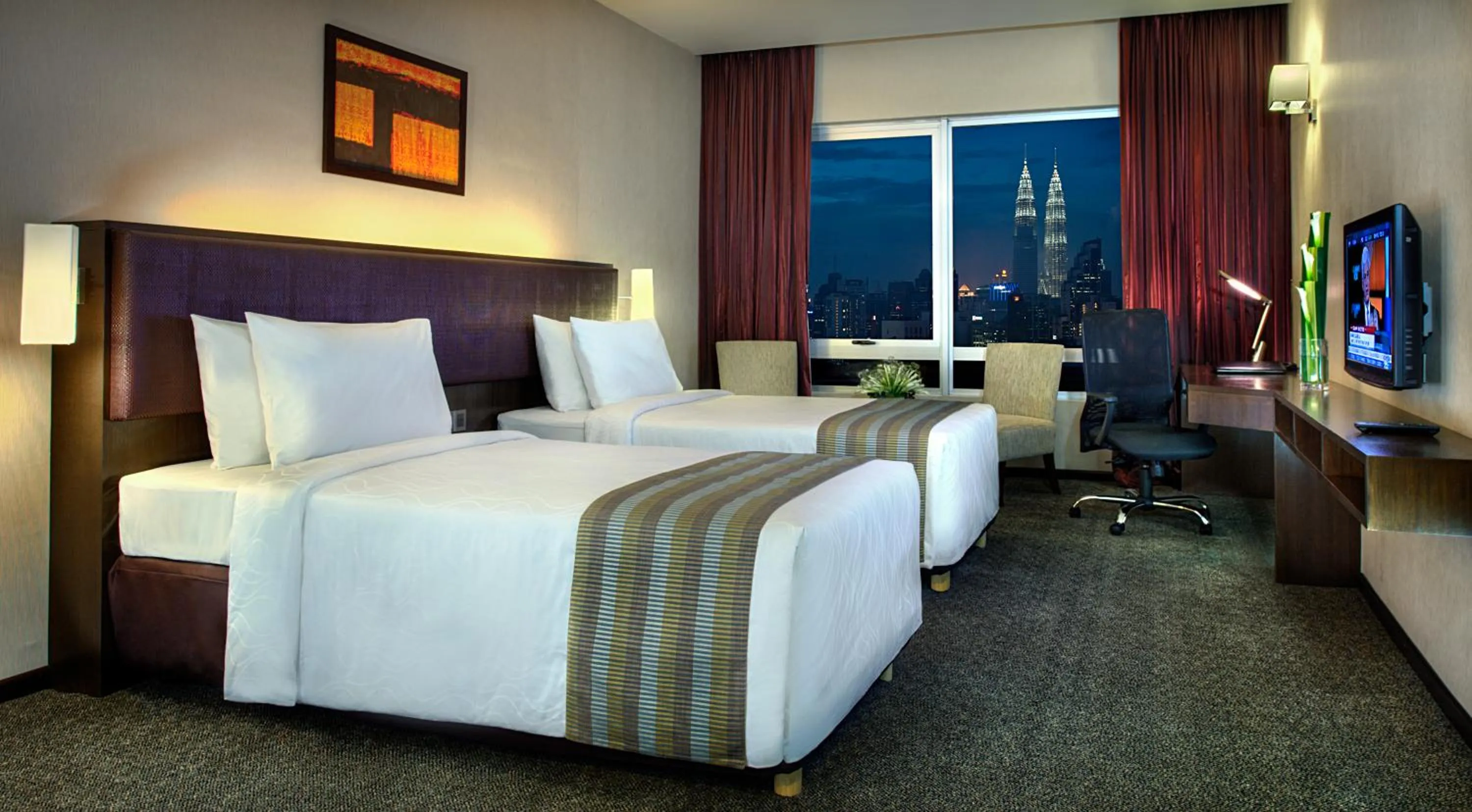 Photo of the whole room, Bed in Furama Bukit Bintang, Kuala Lumpur