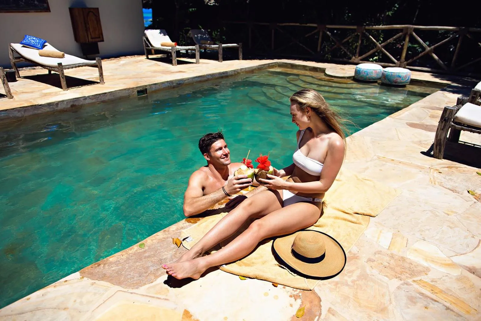 Swimming pool in The Island - Pongwe Lodge