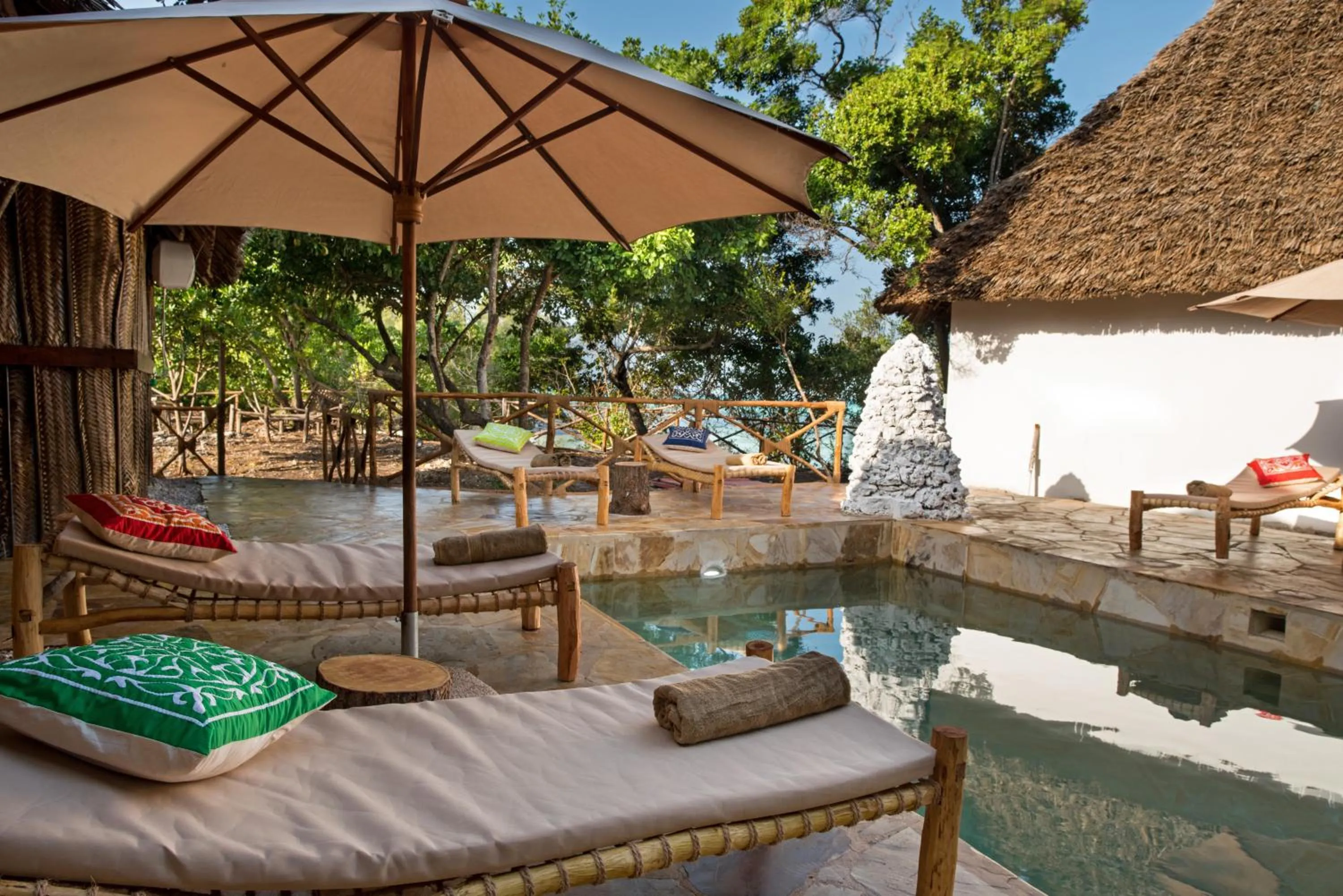 Swimming pool in The Island - Pongwe Lodge