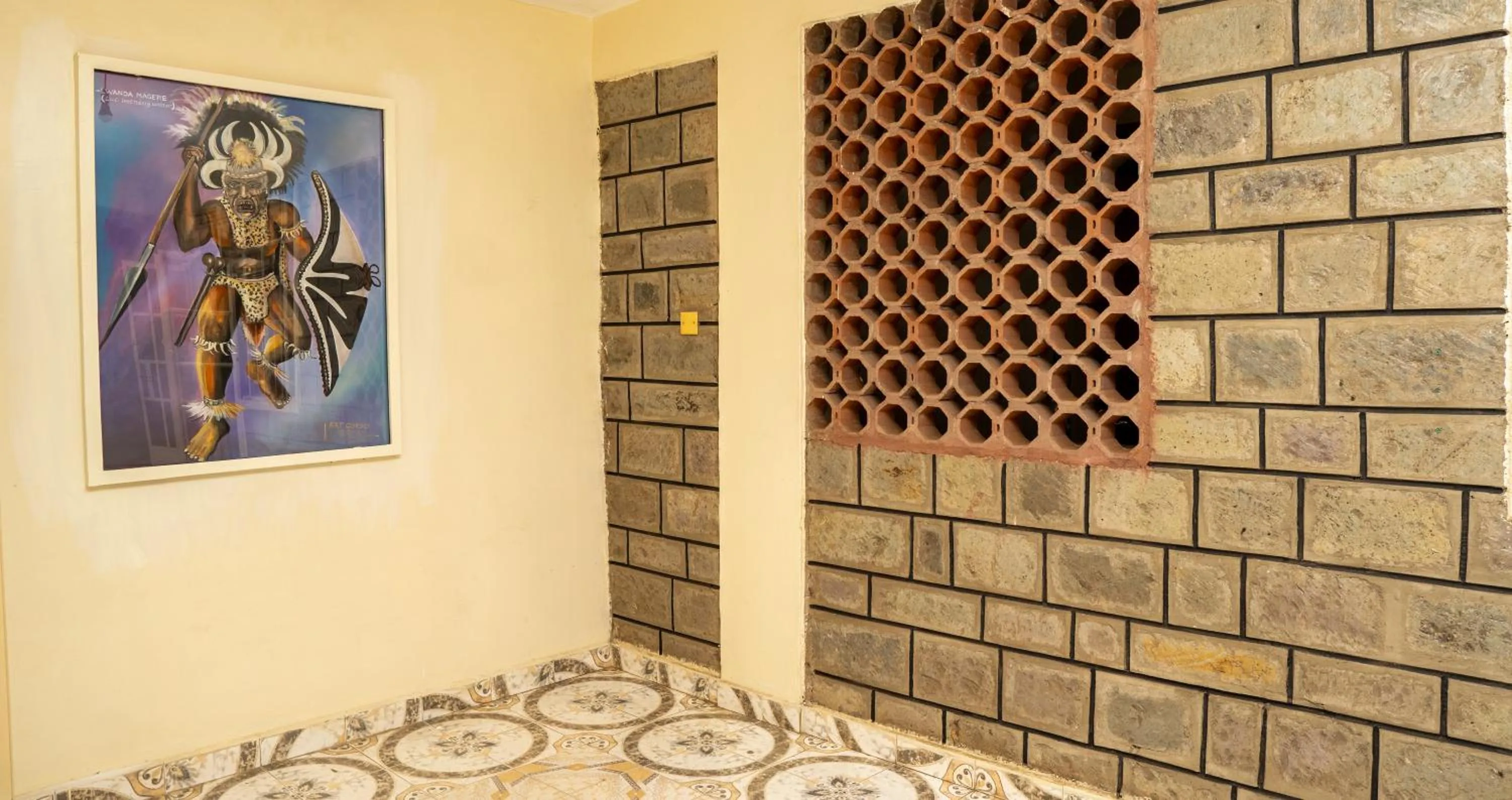 Decorative detail in Whirlspring Hotel