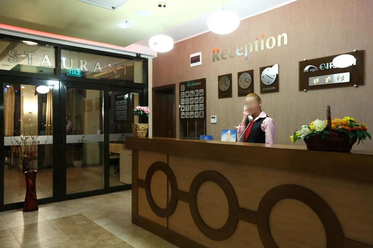 Lobby or reception in Evridika Hotel