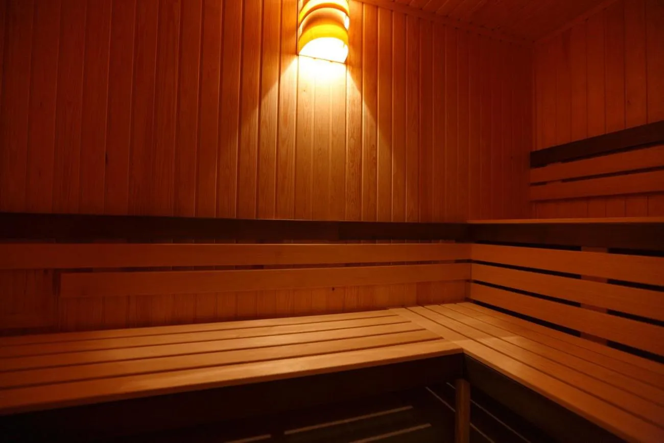 Sauna in Evridika Hotel