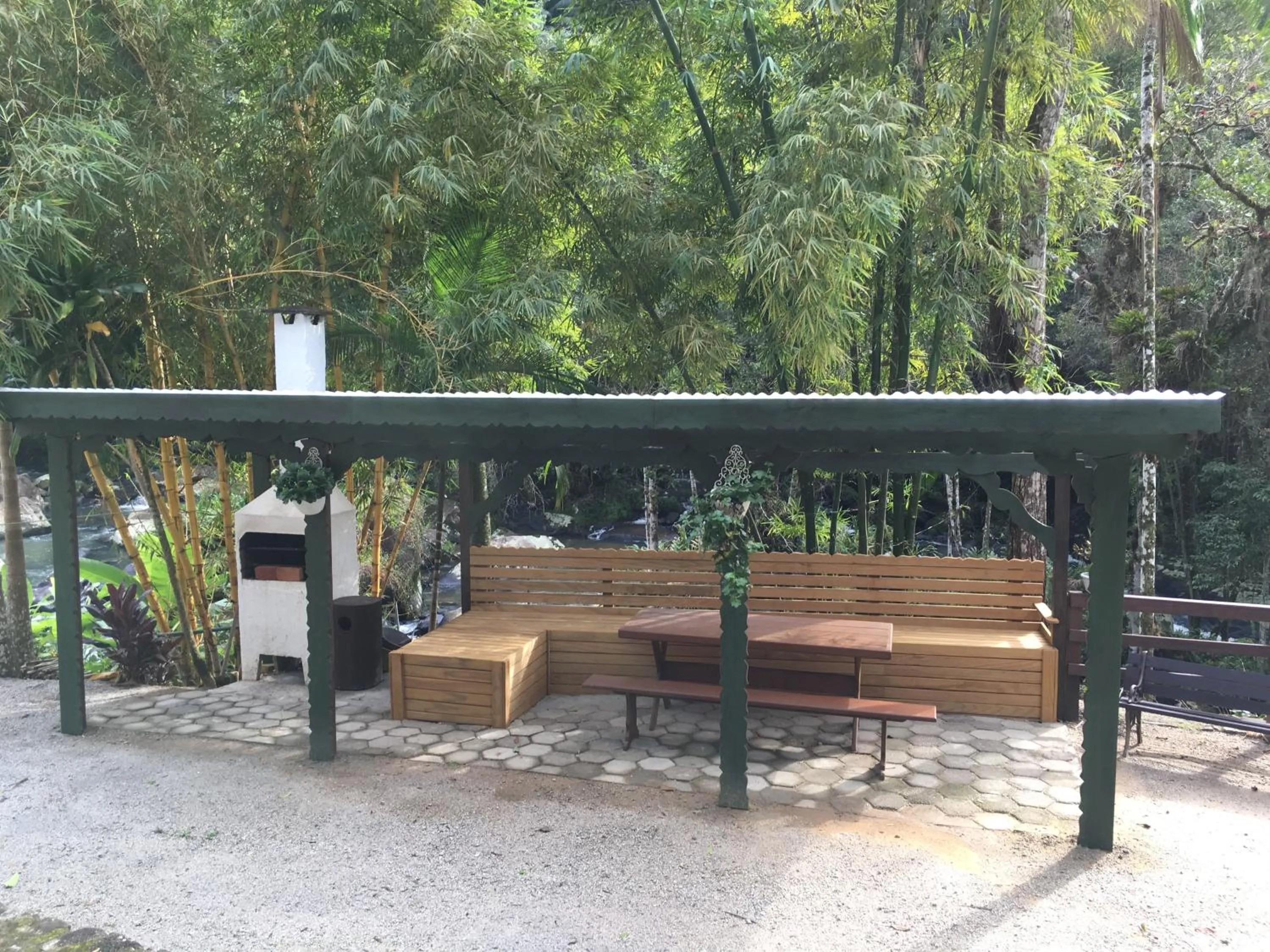 BBQ facilities in Pousada Alpenhof