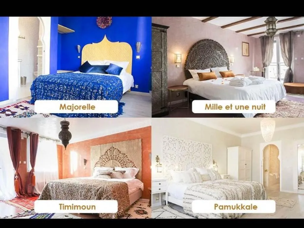 Bedroom, Bed in Riad SPA "Les Portes de l'Orient" TOURS