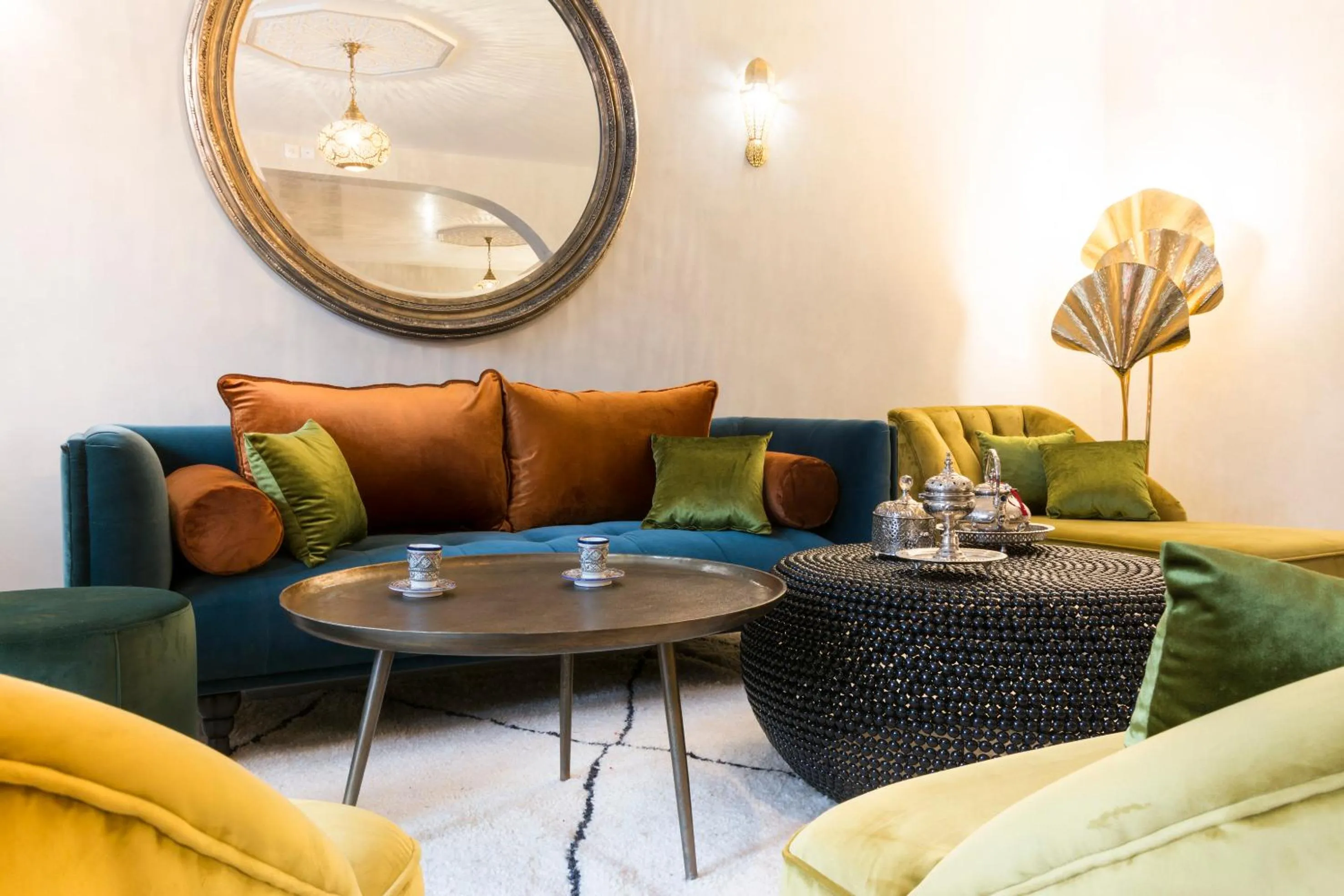 Seating area in Riad SPA "Les Portes de l'Orient" TOURS