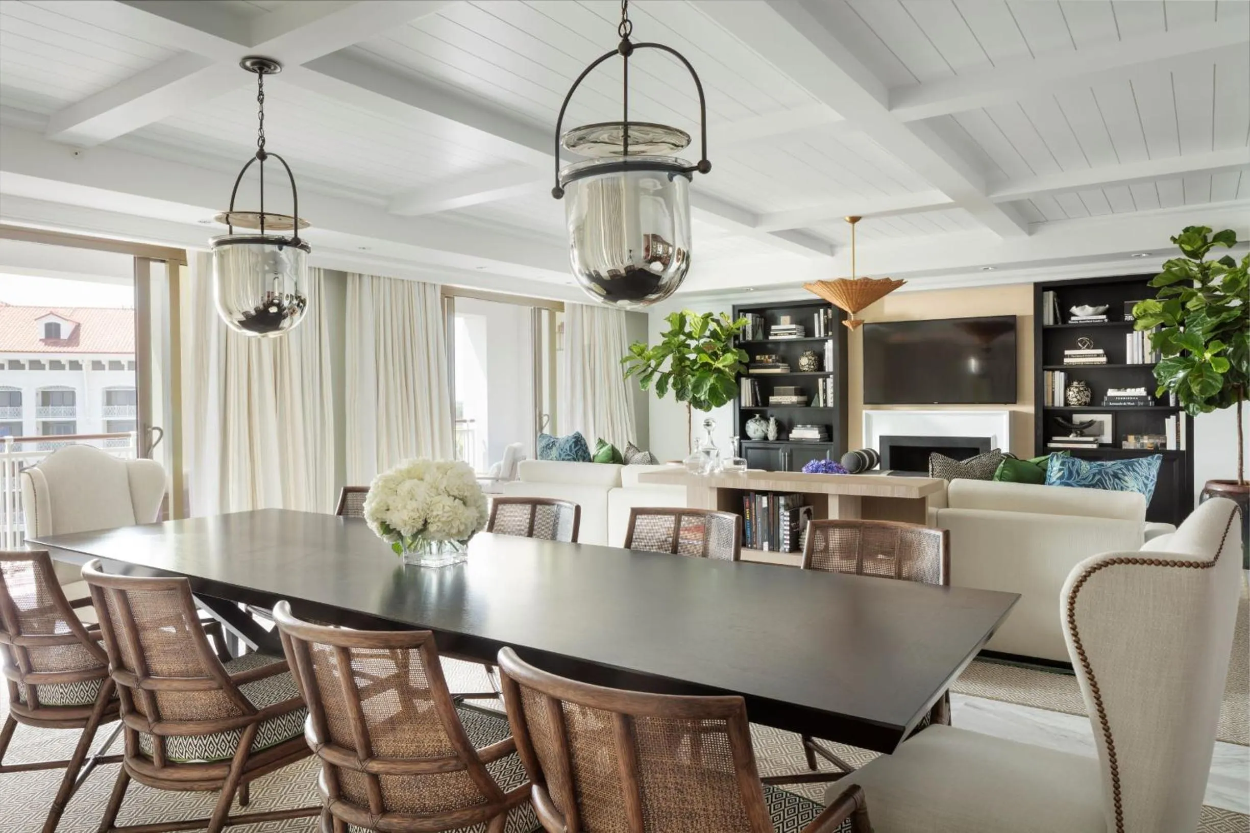 Living room in Rosewood Baha Mar