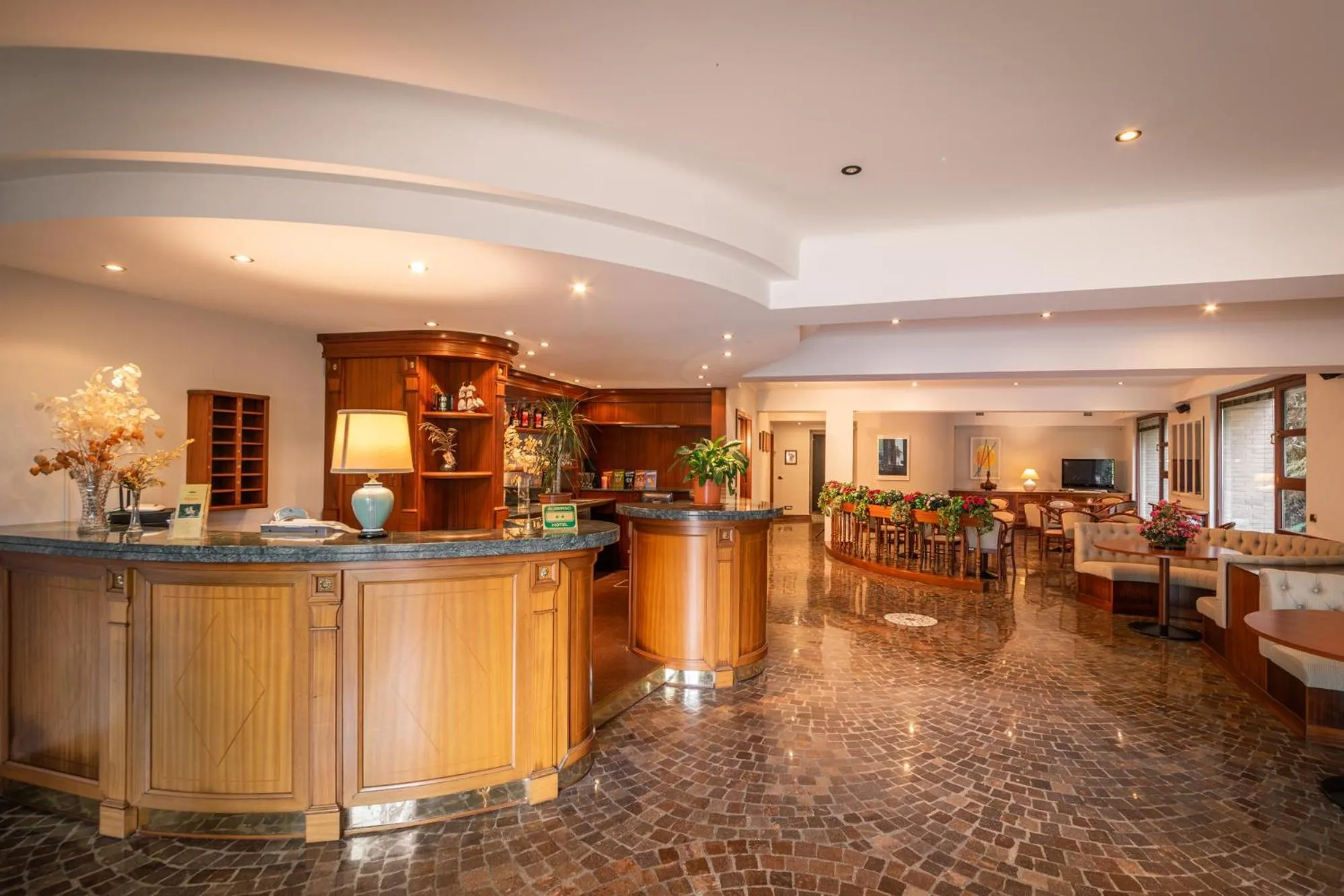 Lobby or reception in Hotel Ristorante Vapore