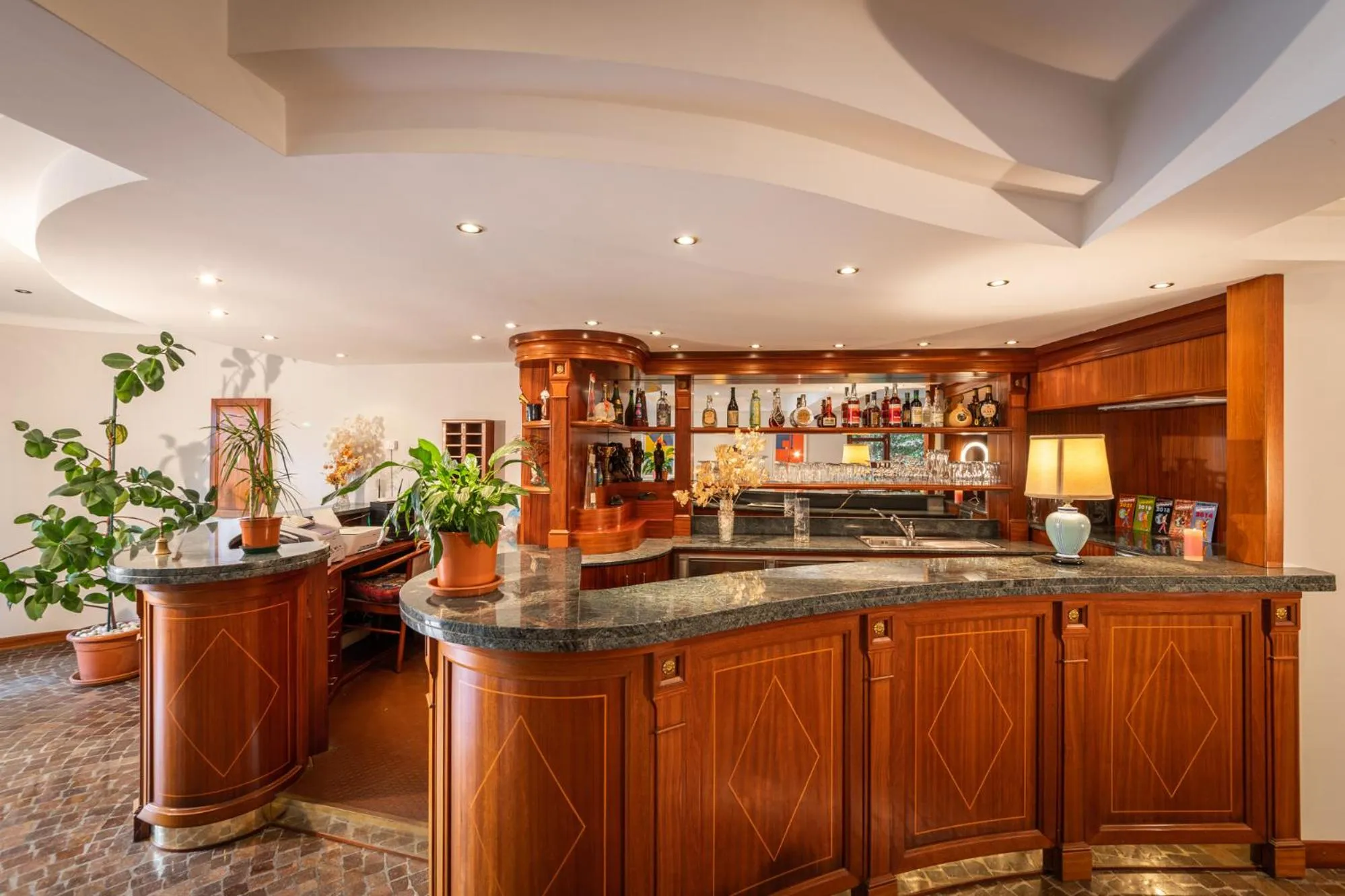 Lobby or reception in Hotel Ristorante Vapore