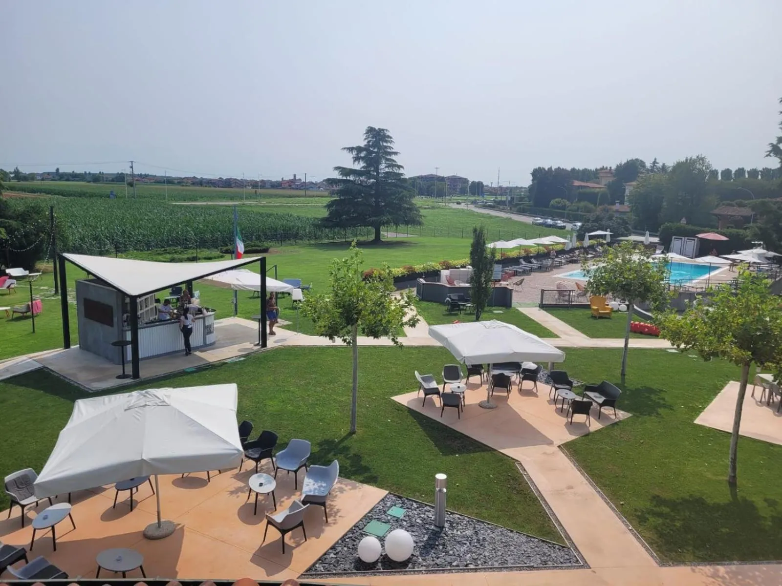 Garden in Hotel Verri