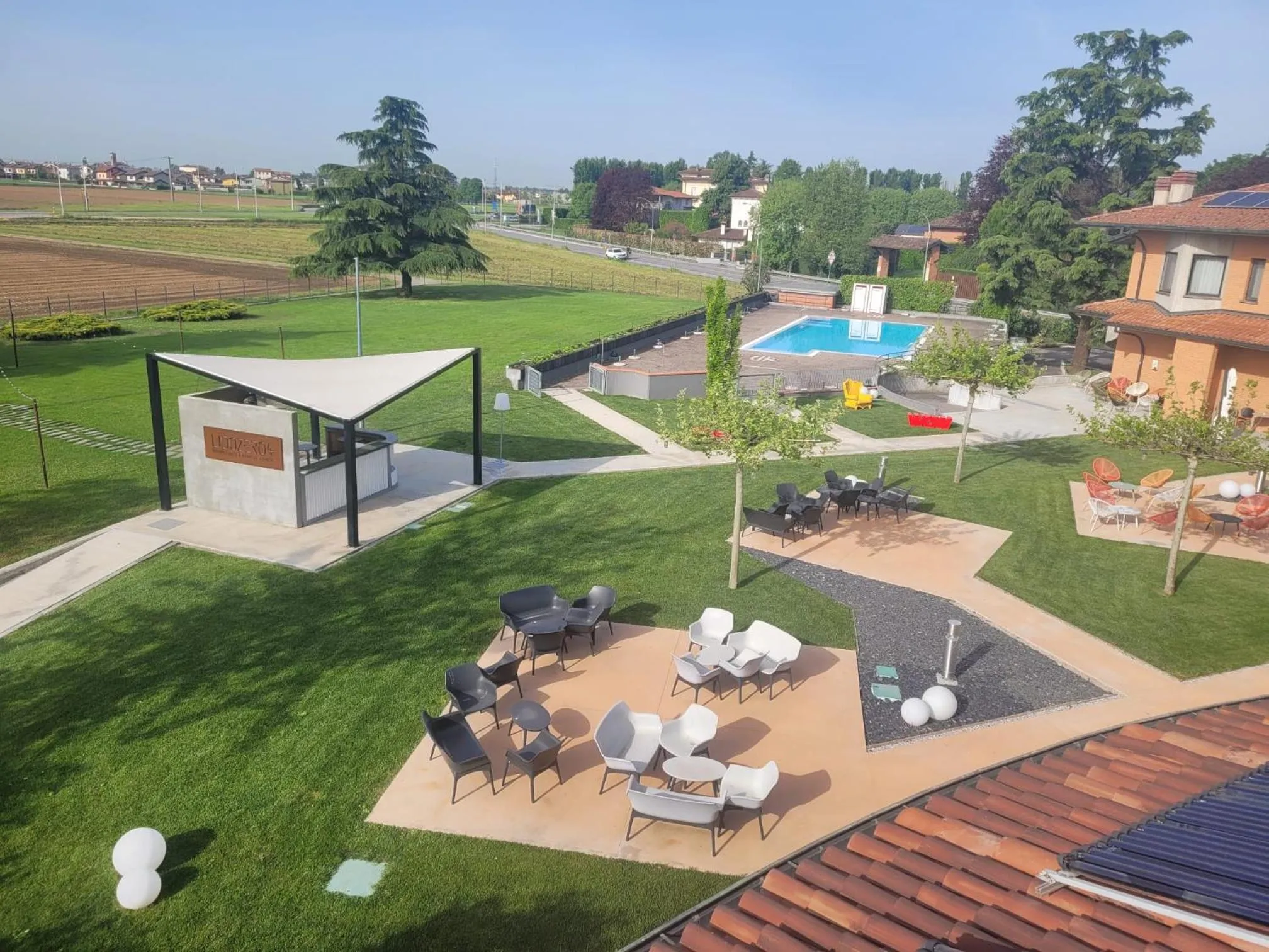 Patio in Hotel Verri