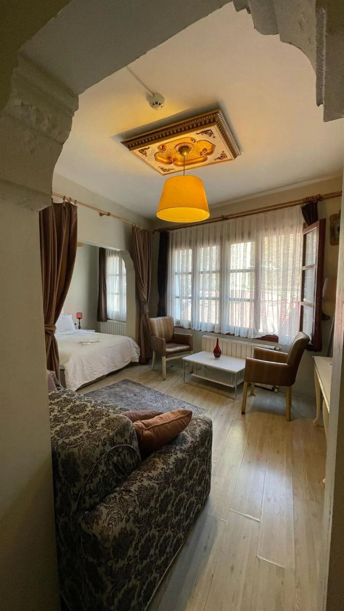 Living room, Bed in Chez Bore