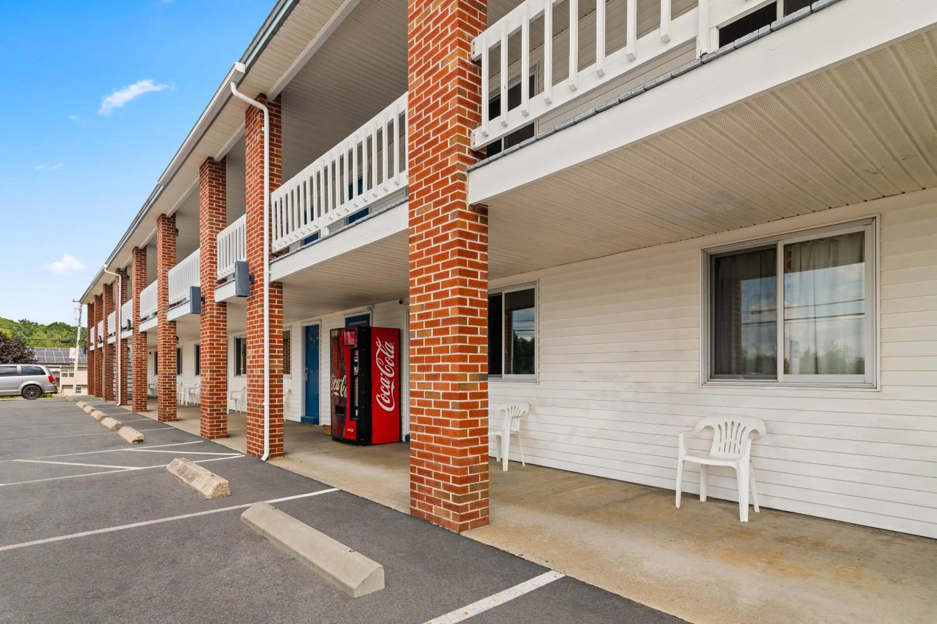 Property building in Americas Best Value Inn Biddeford