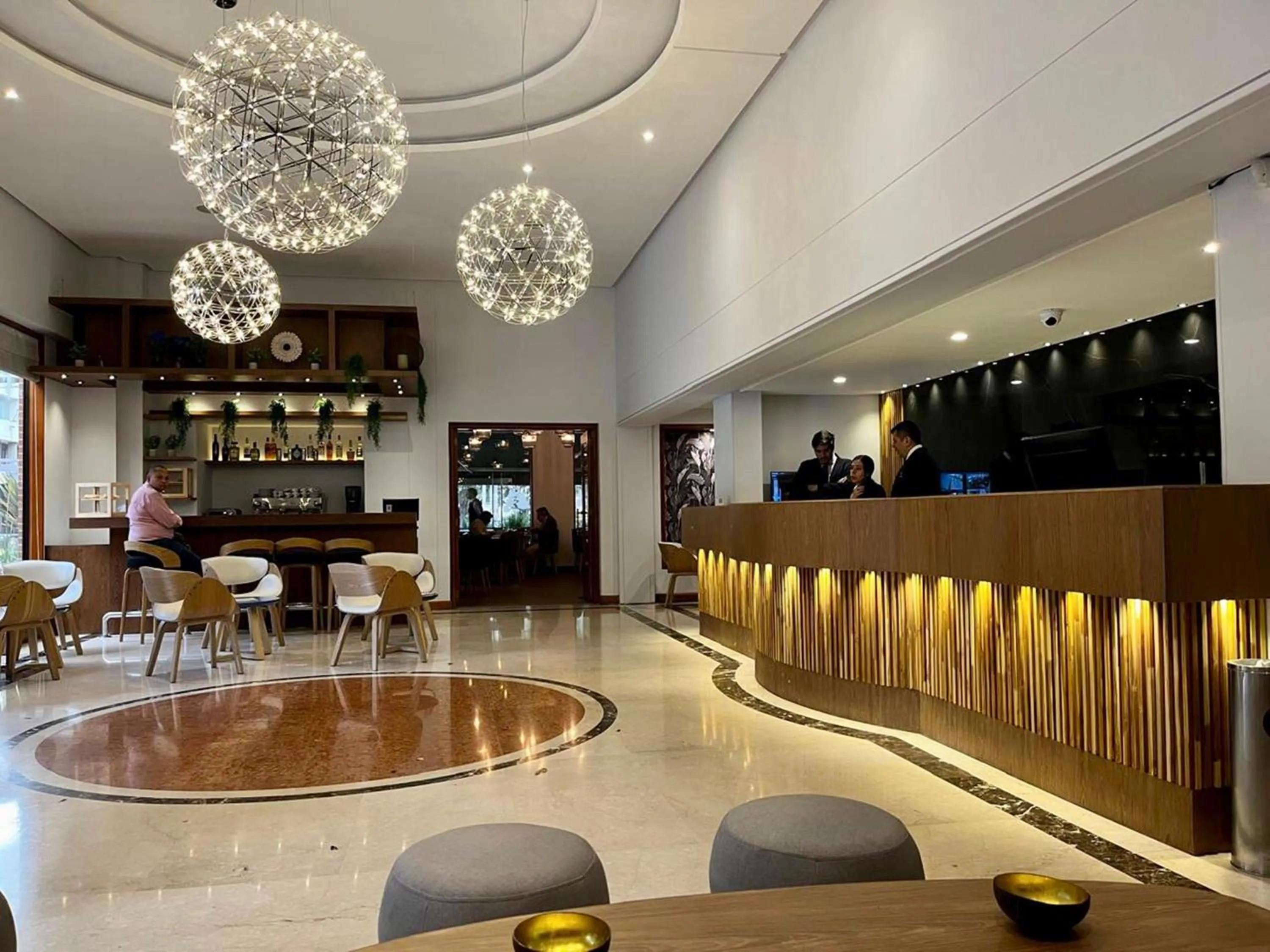 Lobby or reception in Hotel Parque 97