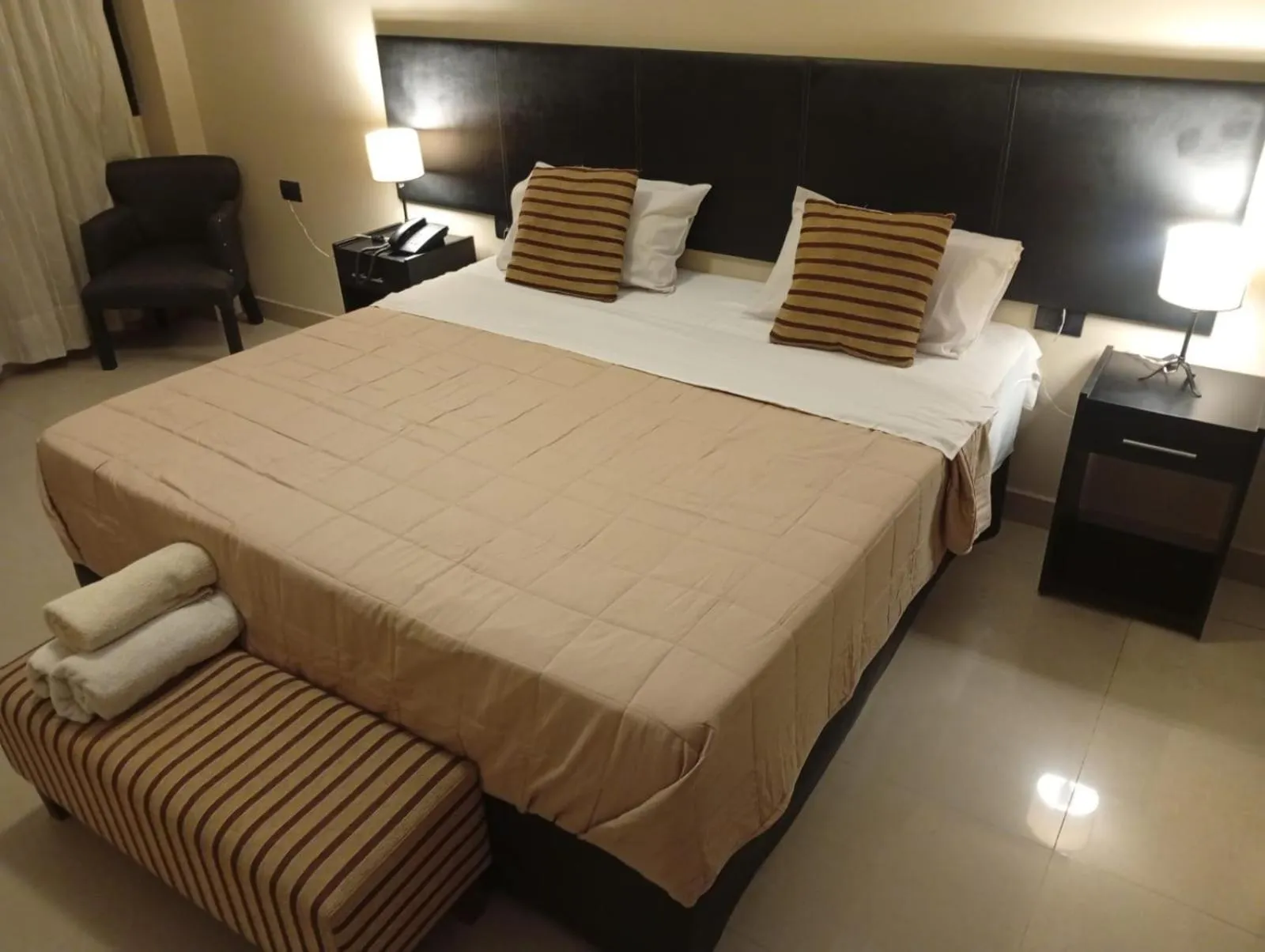 Bed in Hotel Solar Norte