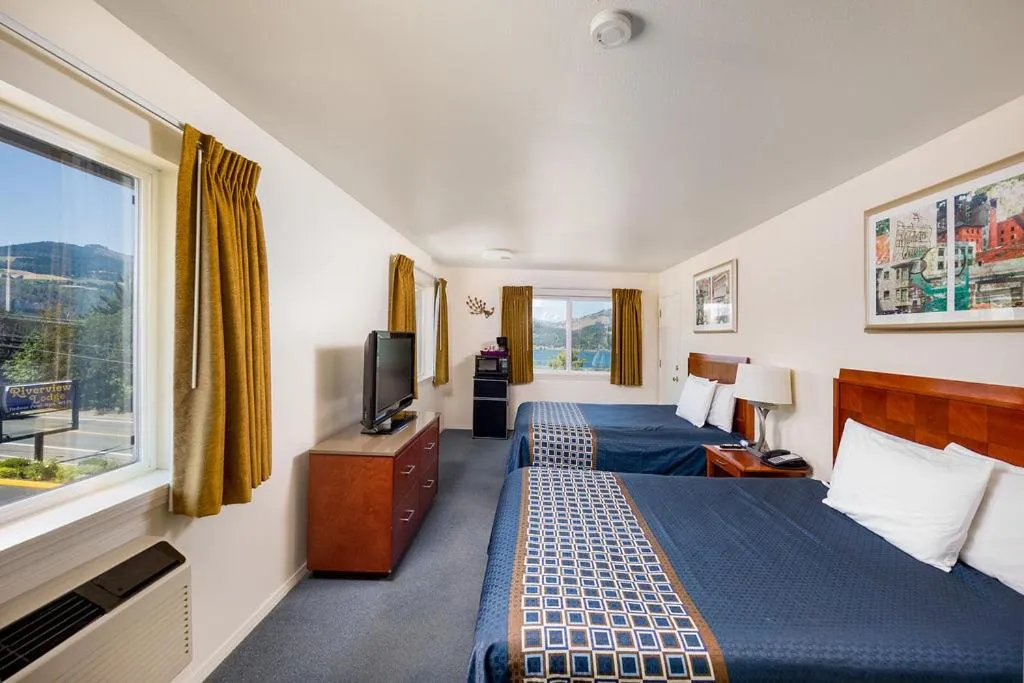 Bed in Riverview Lodge