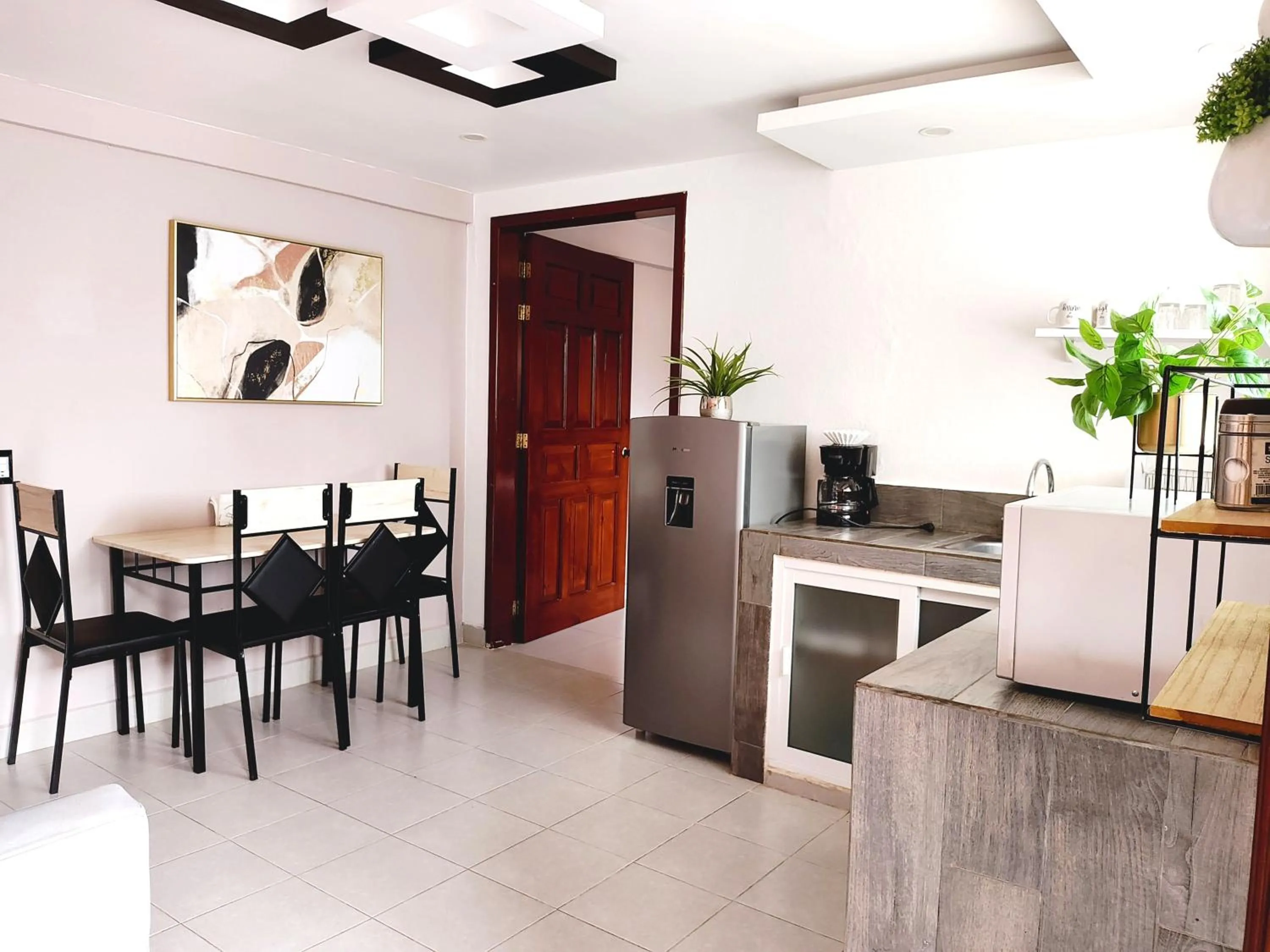 Kitchen or kitchenette in Hotel Jardines Del Carmen