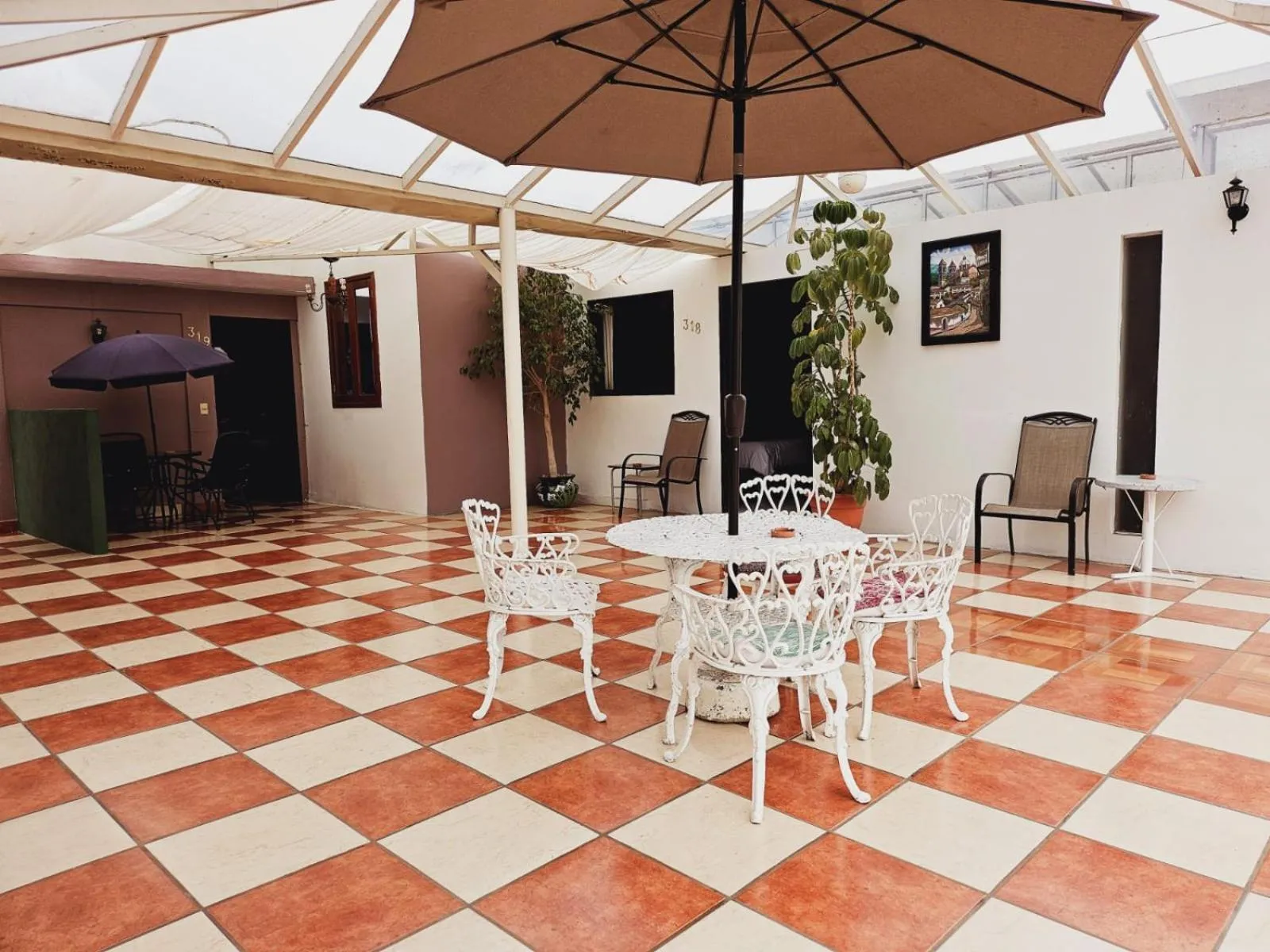 Seating area in Hotel Jardines Del Carmen