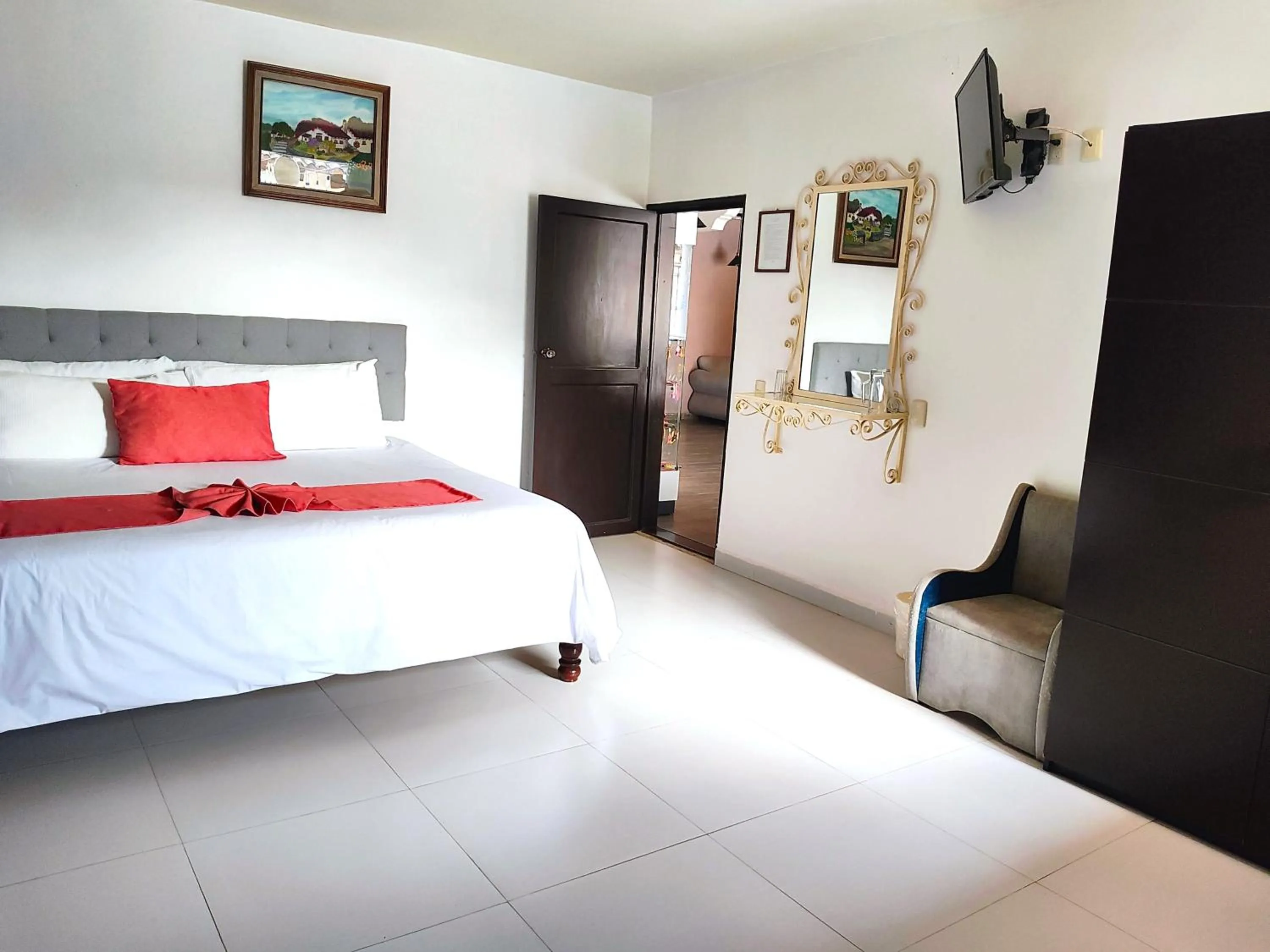 Bedroom, Bed in Hotel Jardines Del Carmen