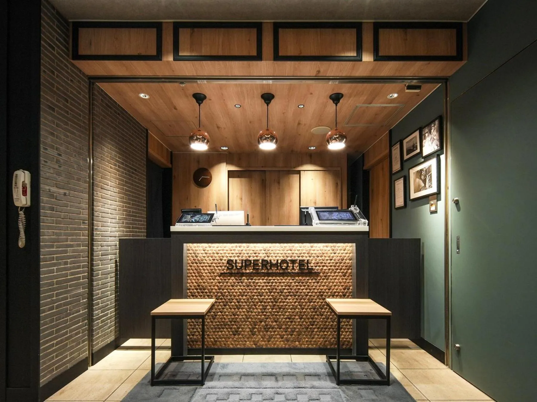 Lobby or reception in Super Hotel Nara Shin Omiya Ekimae