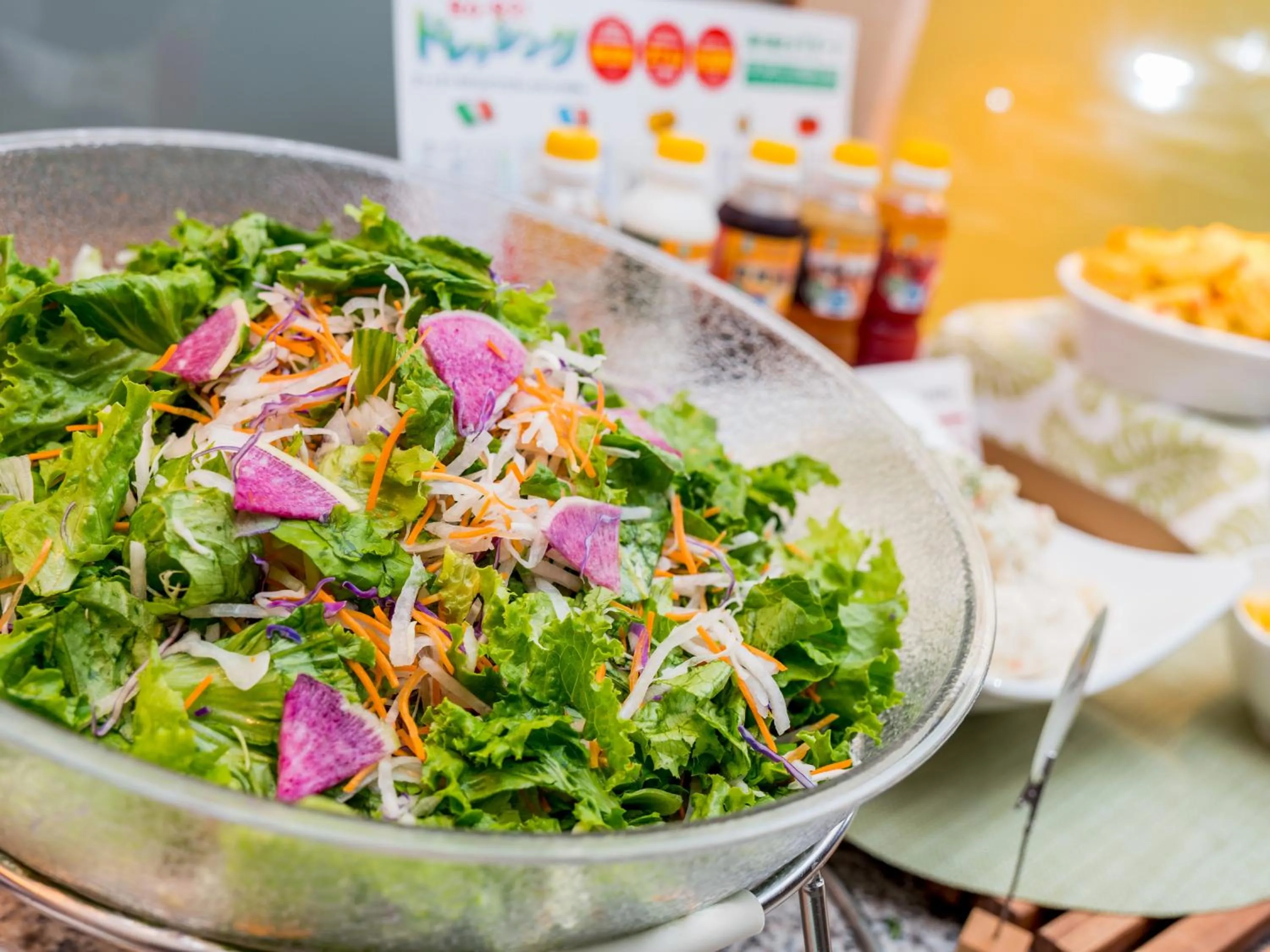 Buffet breakfast in Super Hotel Nara Yamato Koriyama