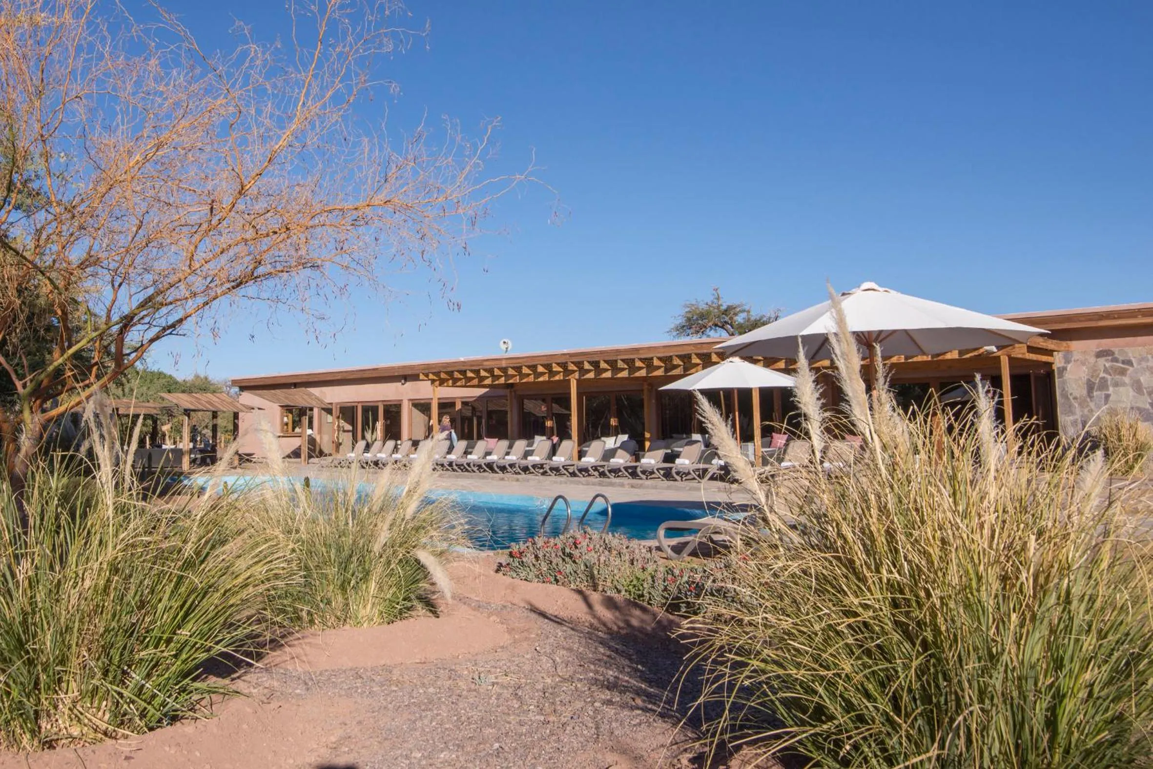 Swimming pool in Hotel Cumbres San Pedro de Atacama
