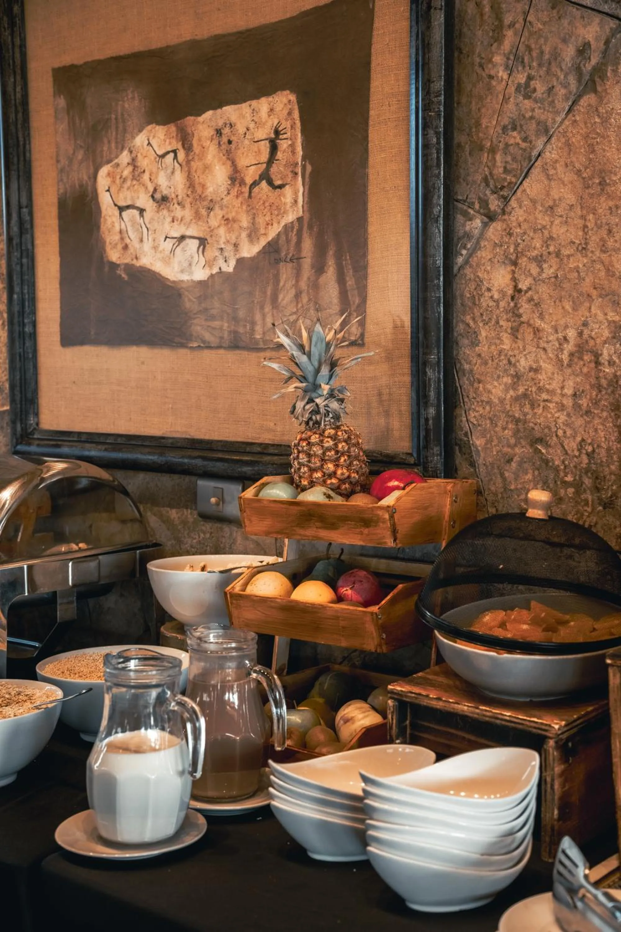 Breakfast in Hotel Cumbres San Pedro de Atacama