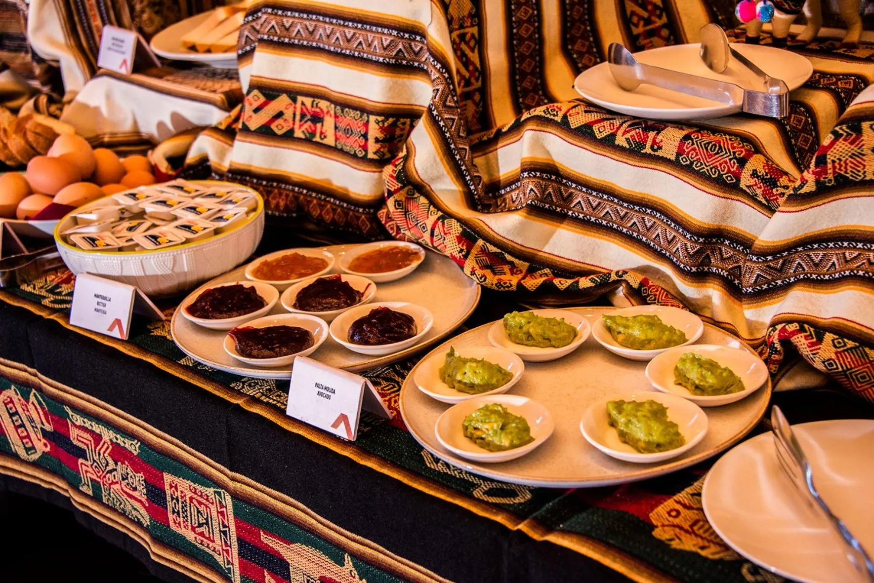 Buffet breakfast in Hotel Cumbres San Pedro de Atacama