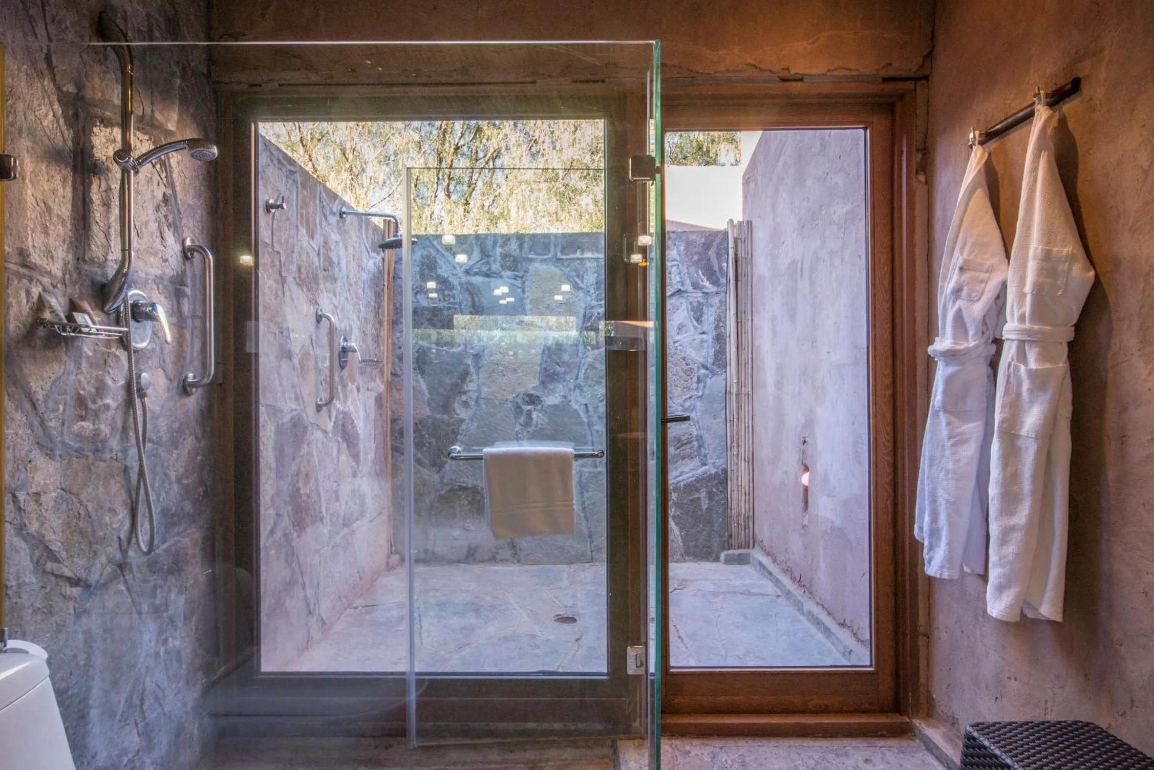 Shower in Hotel Cumbres San Pedro de Atacama