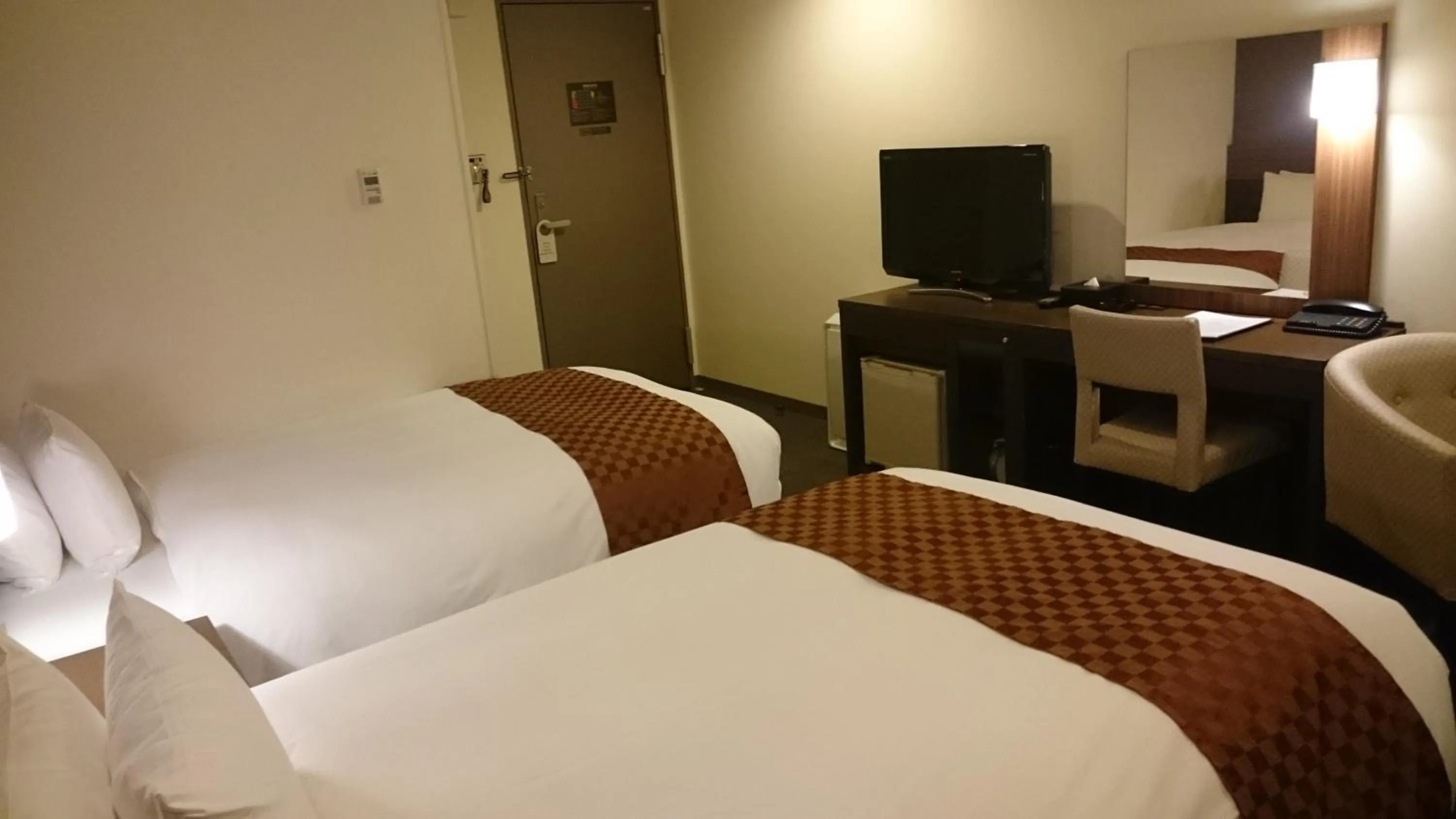 Bed in Hotel Ascent Plaza Hamamatsu
