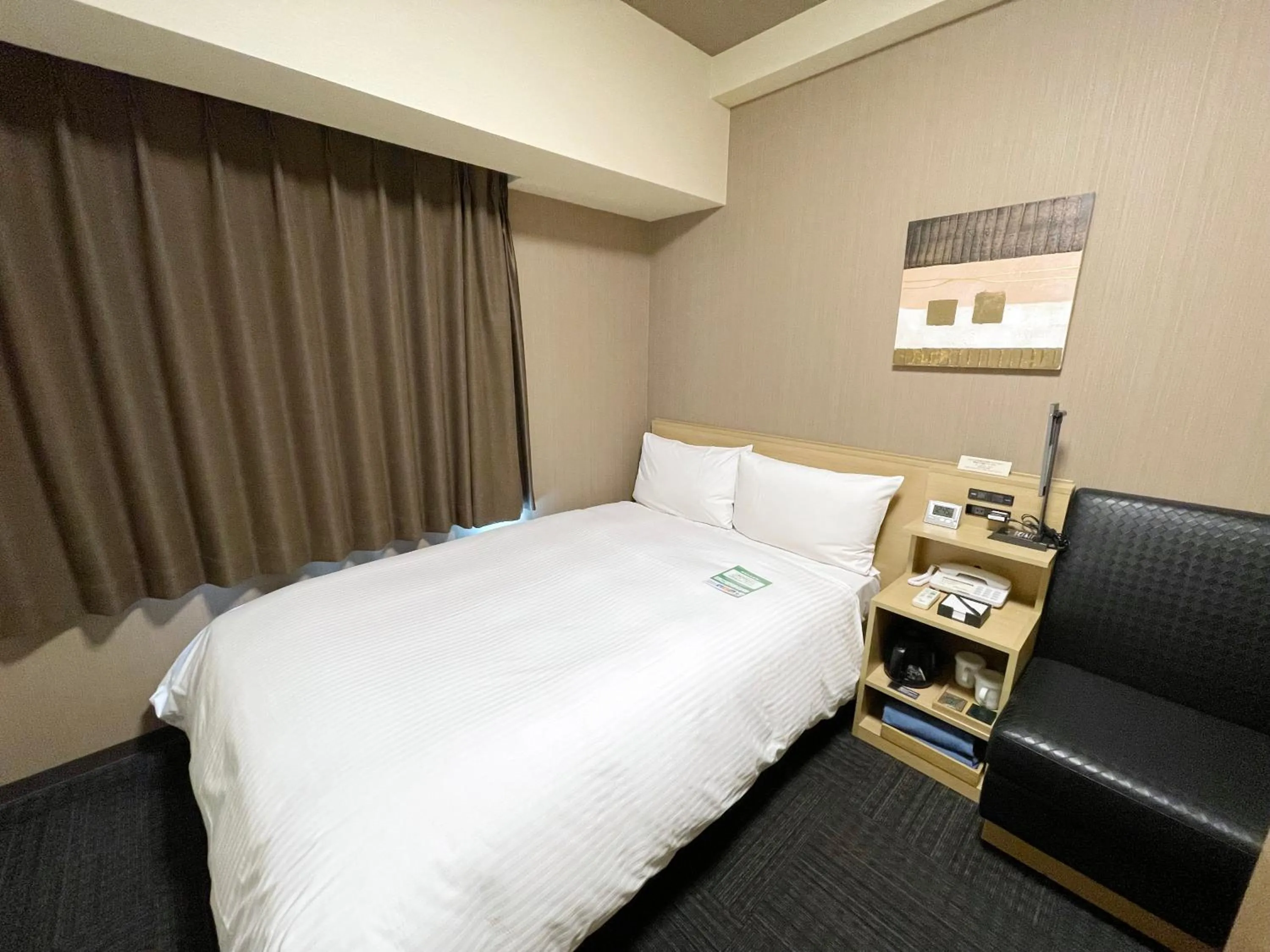 Photo of the whole room, Bed in HOTEL ROUTE-INN Osaka Takaishi -Hagoromo Ekimae-