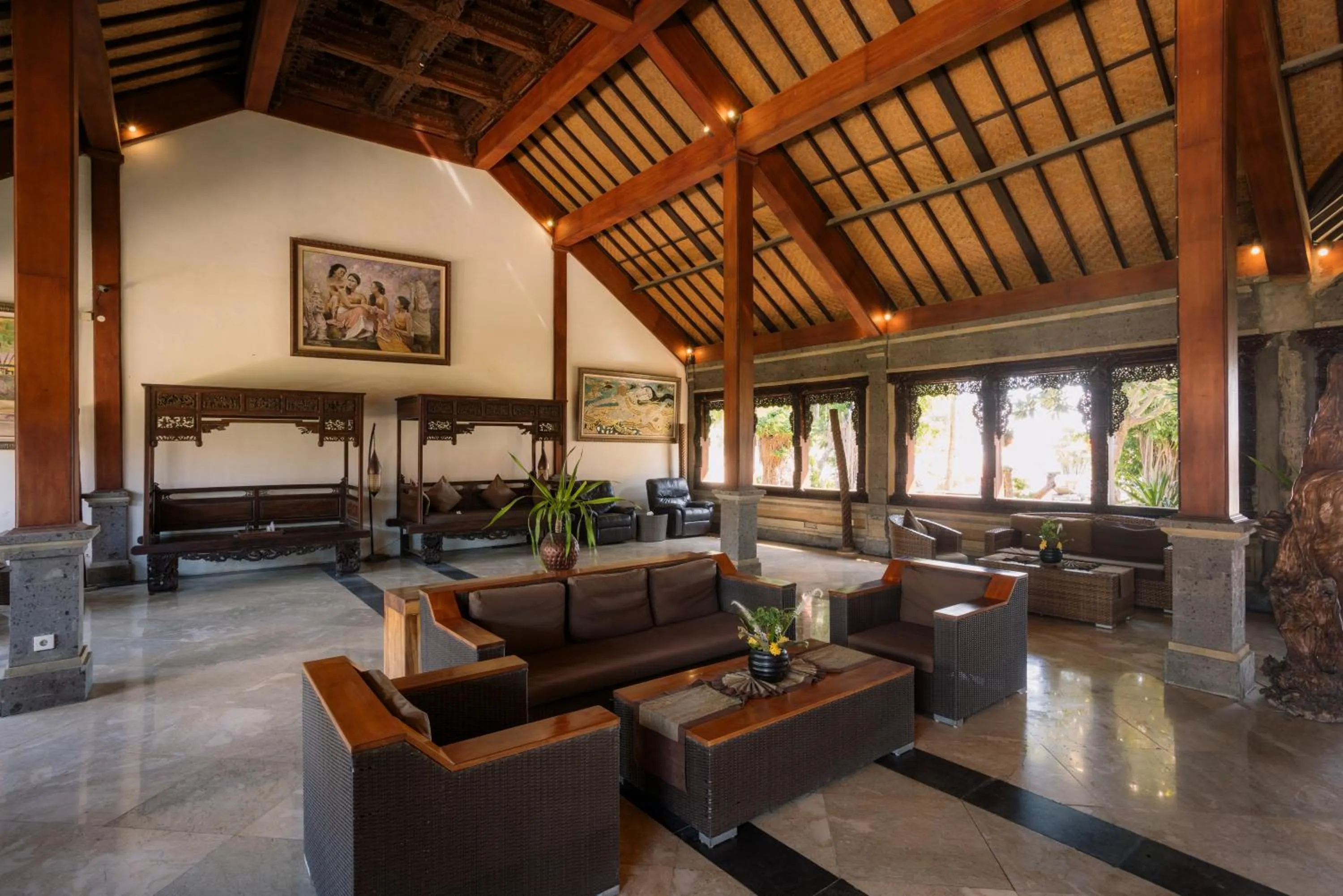 Lobby or reception in Ombak Sunset