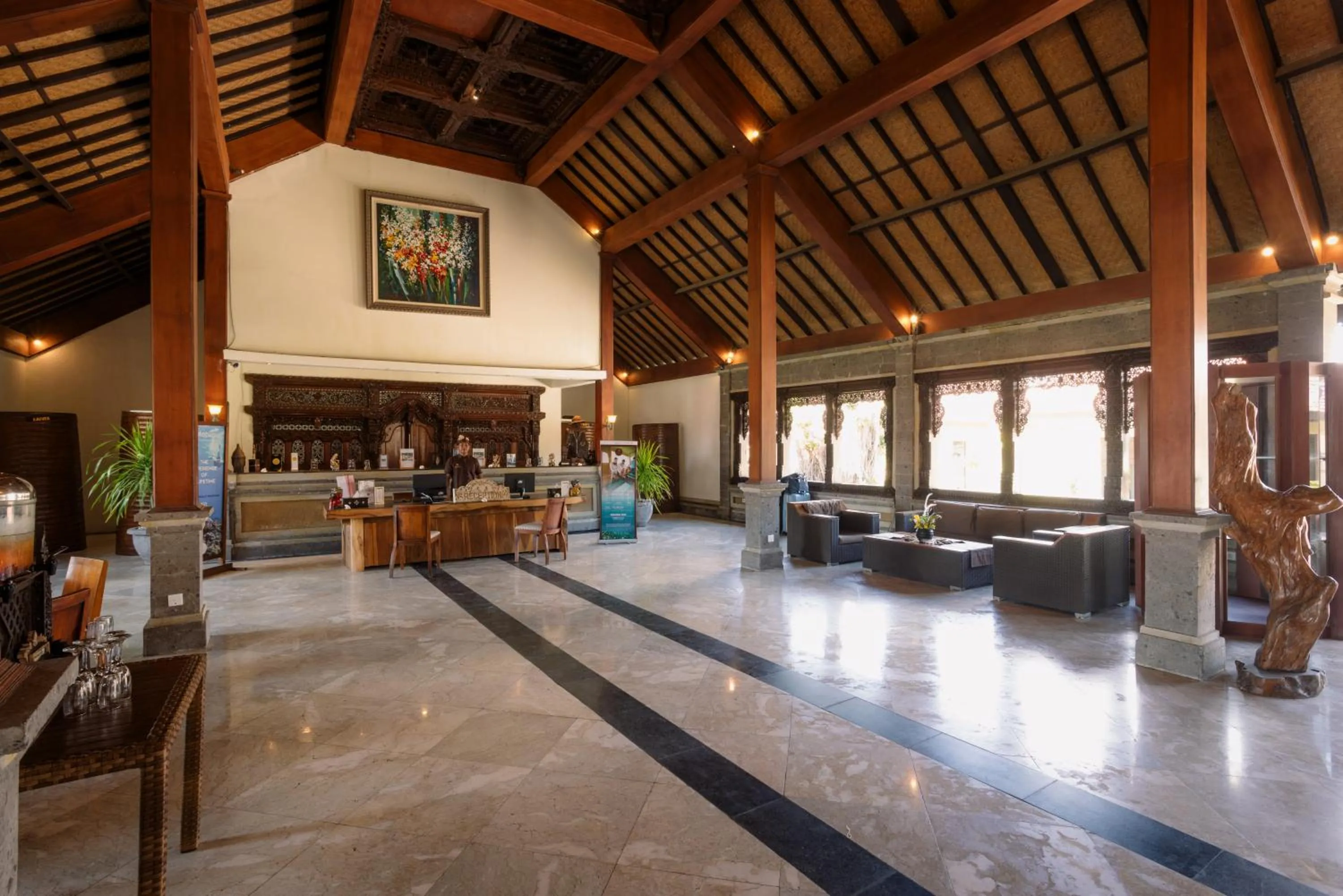 Lobby or reception in Ombak Sunset