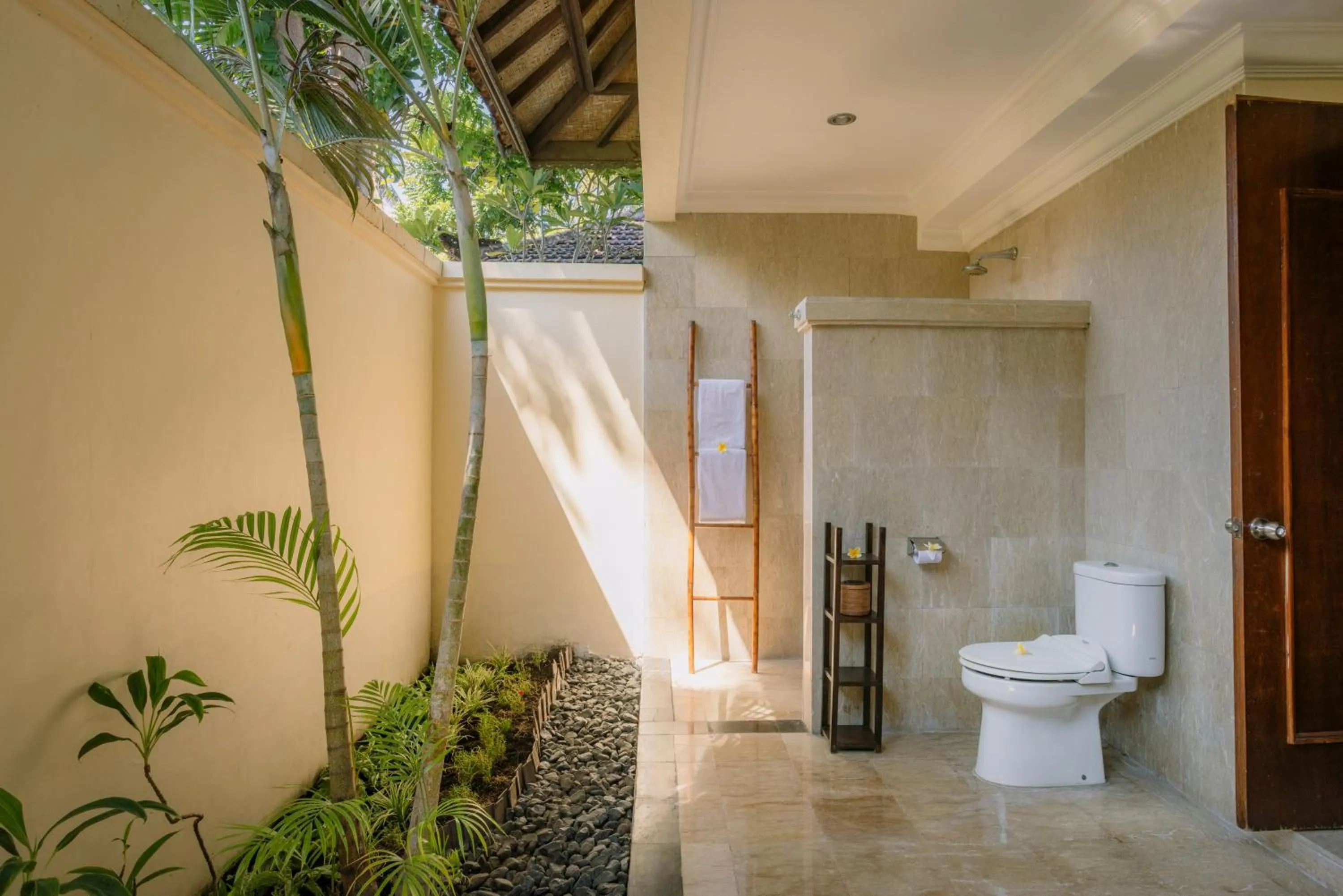 Open Air Bath in Ombak Sunset