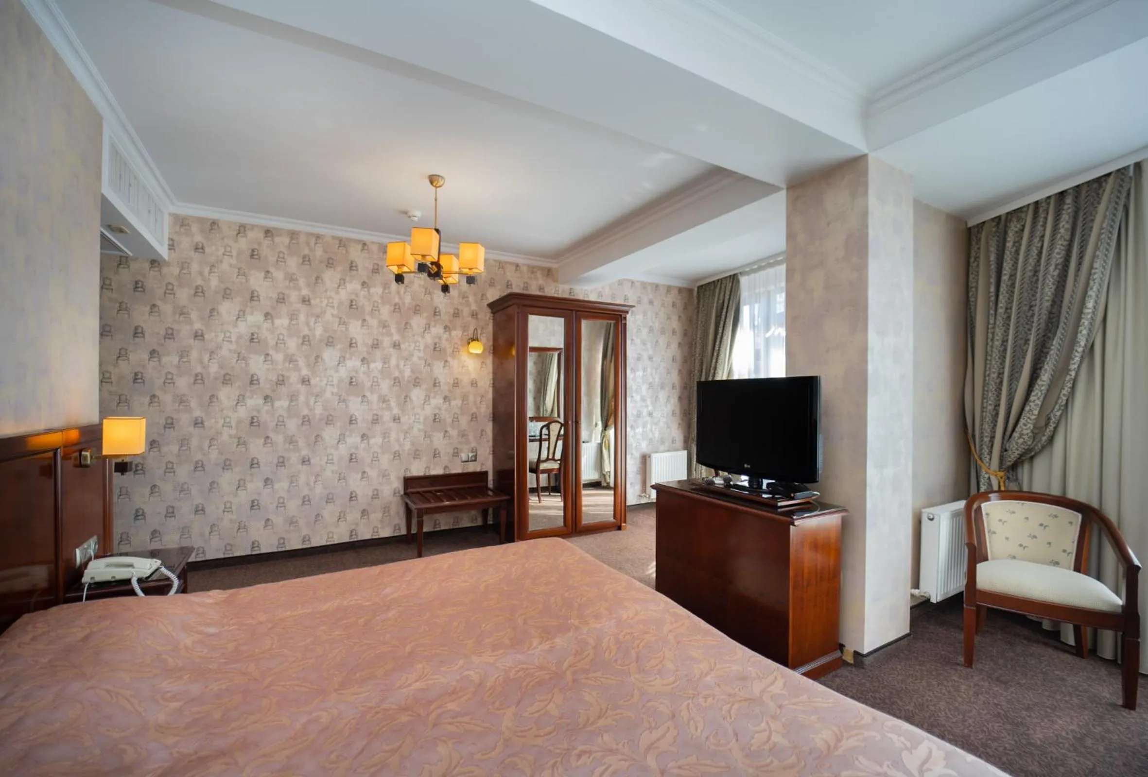 Bed in President Resort Hotel