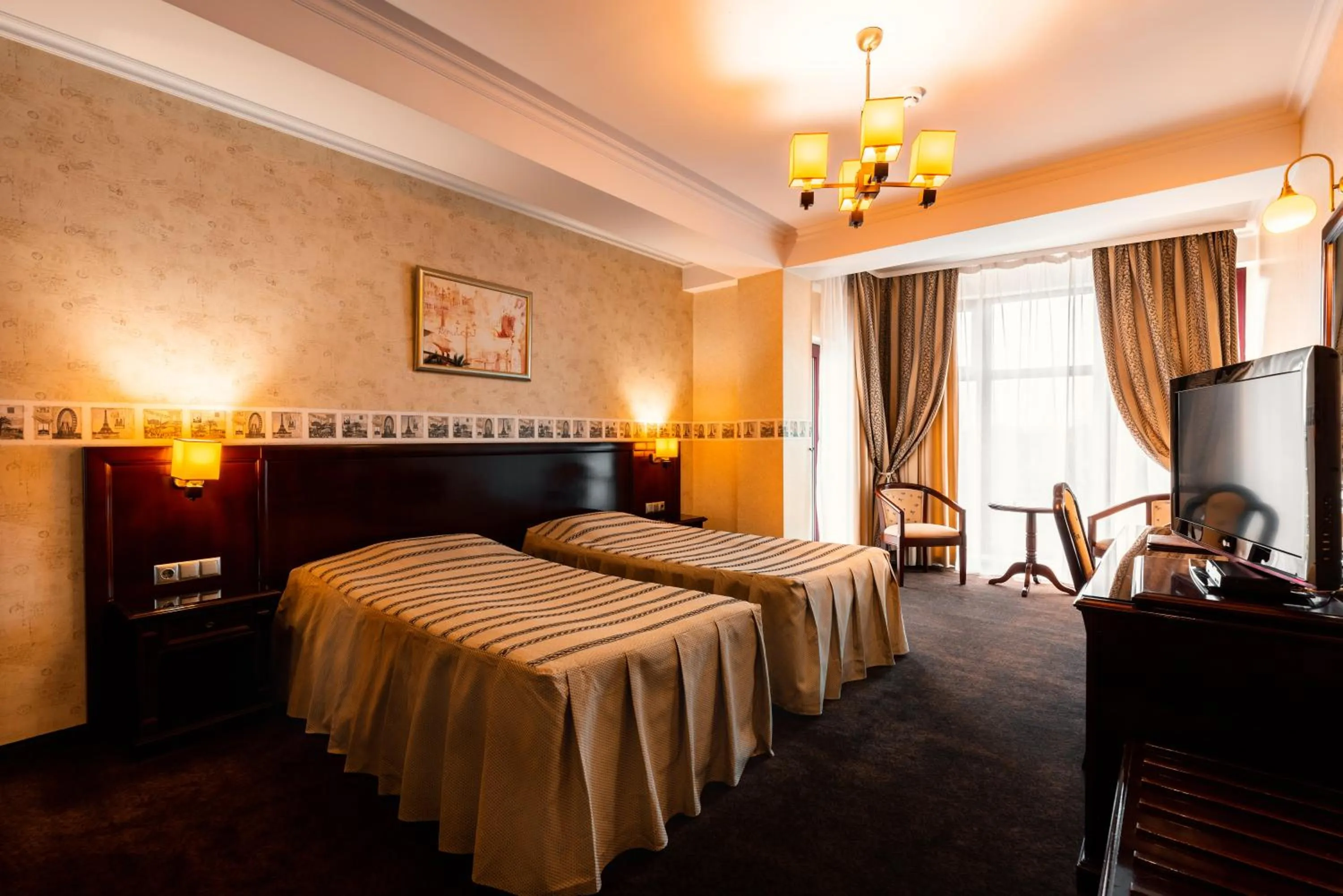 Bed in President Resort Hotel