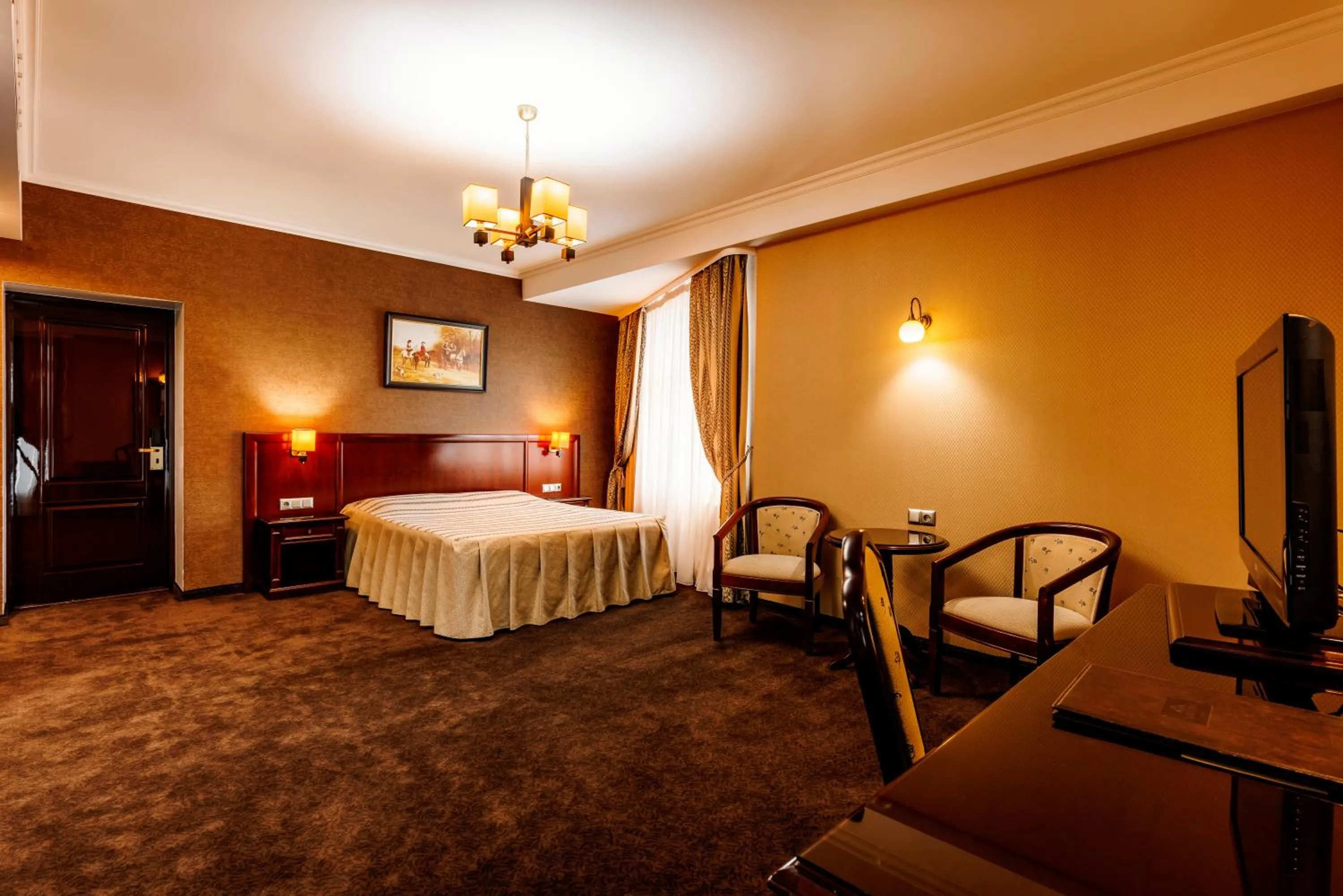 Bed in President Resort Hotel