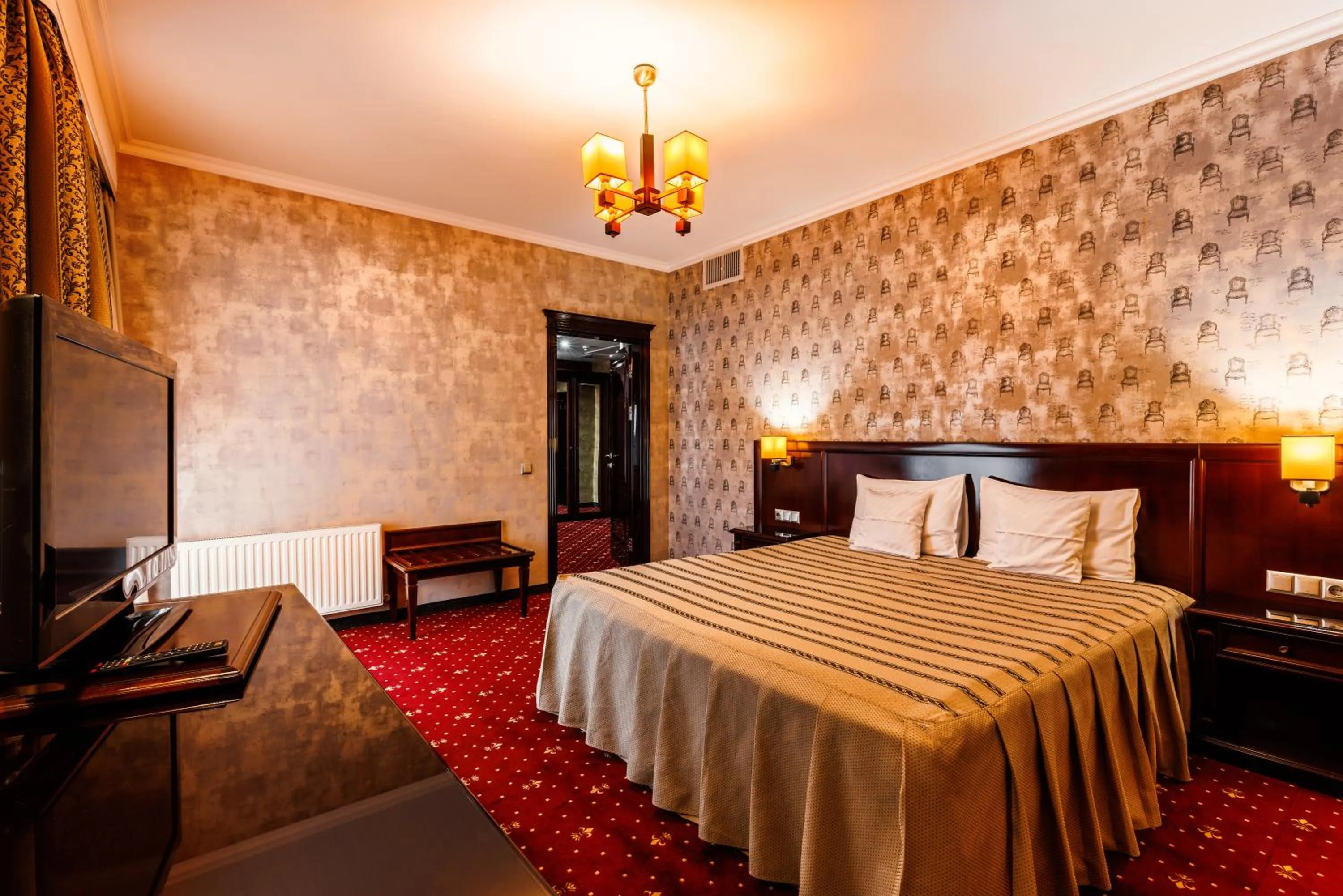 Bed in President Resort Hotel